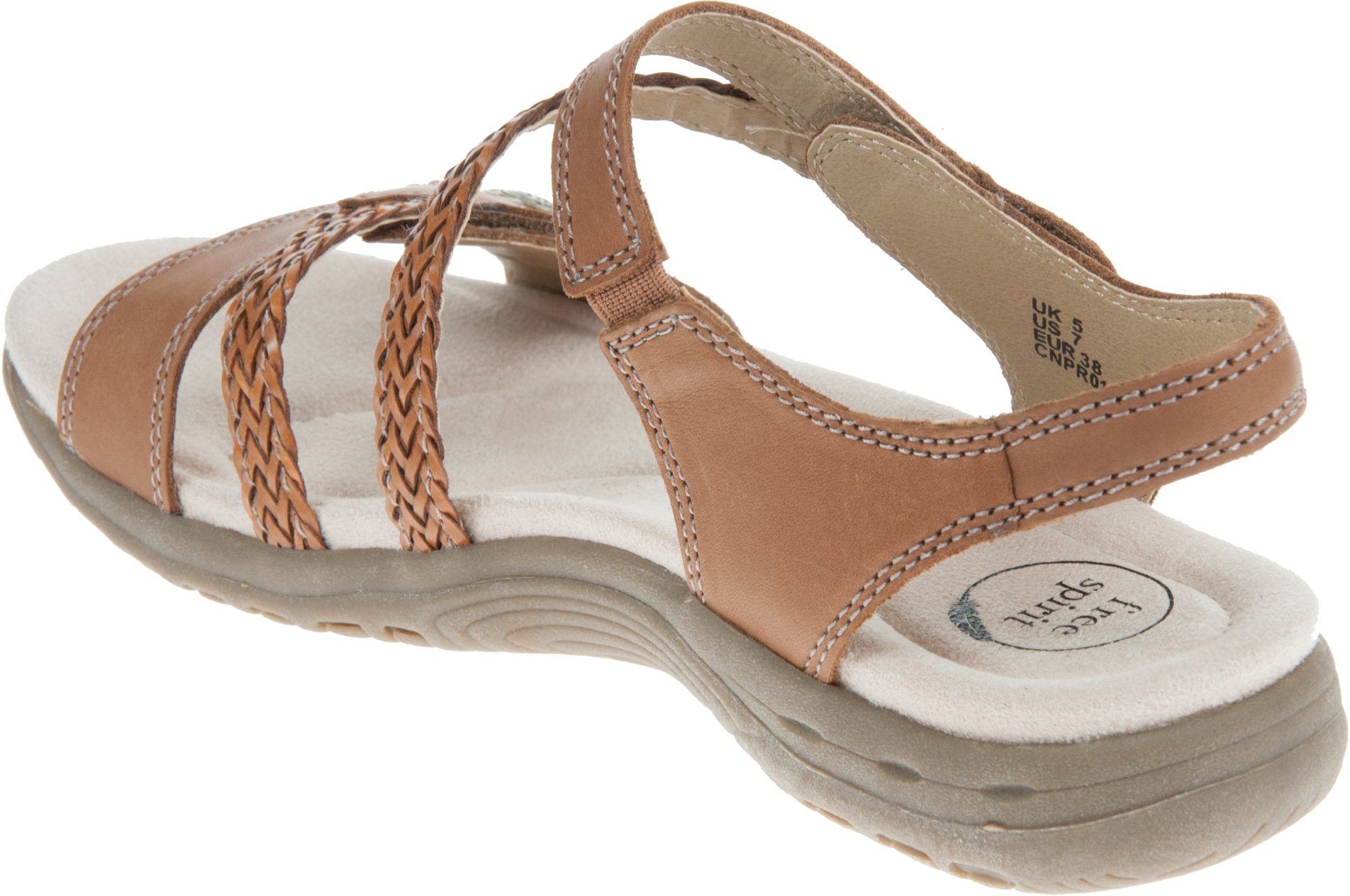 Free Spirit Malibu Walnut 40564 Full Sandals Humphries Shoes 9804