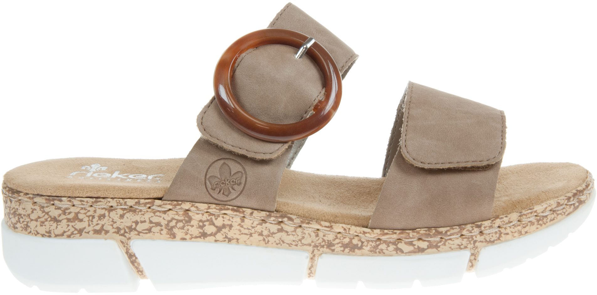 Rieker Regina Shell V Mule Sandals Humphries Shoes