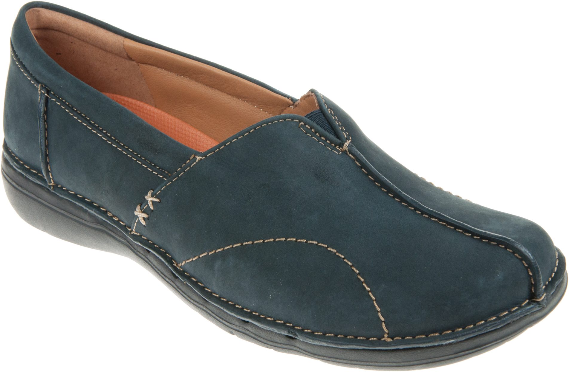 Clarks Un Loop Stride Navy Nubuck 26169795 Everyday Shoes