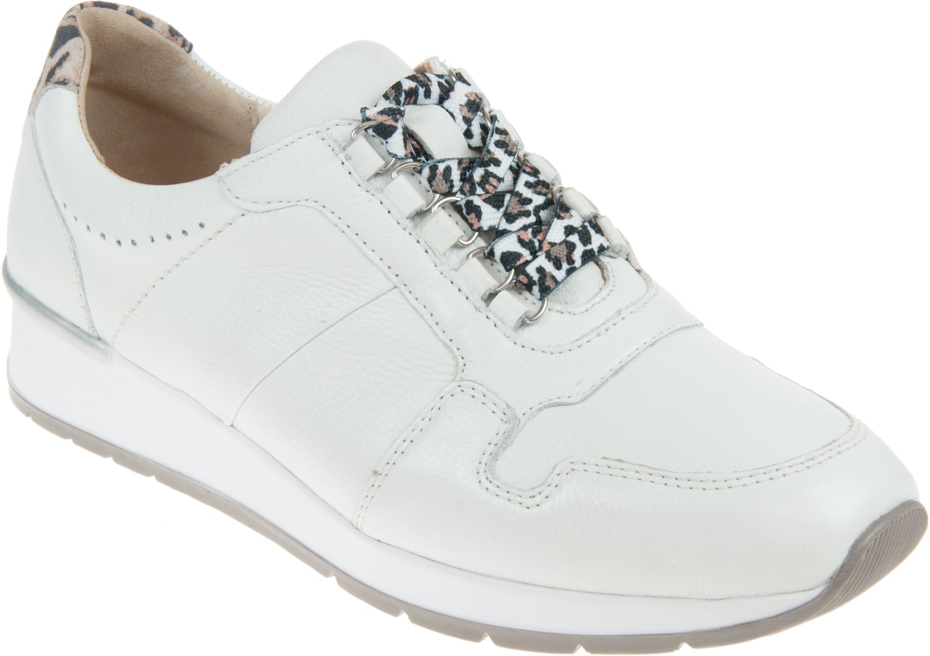 Van Dal Reydon White Leather 3317/0001 - Womens Trainers - Humphries Shoes