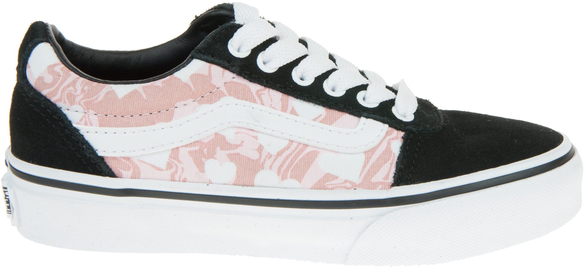 Vans Kids Ward Marble Hearts Pink VN0A3TFWPNK1 - Girls Canvas Styles ...