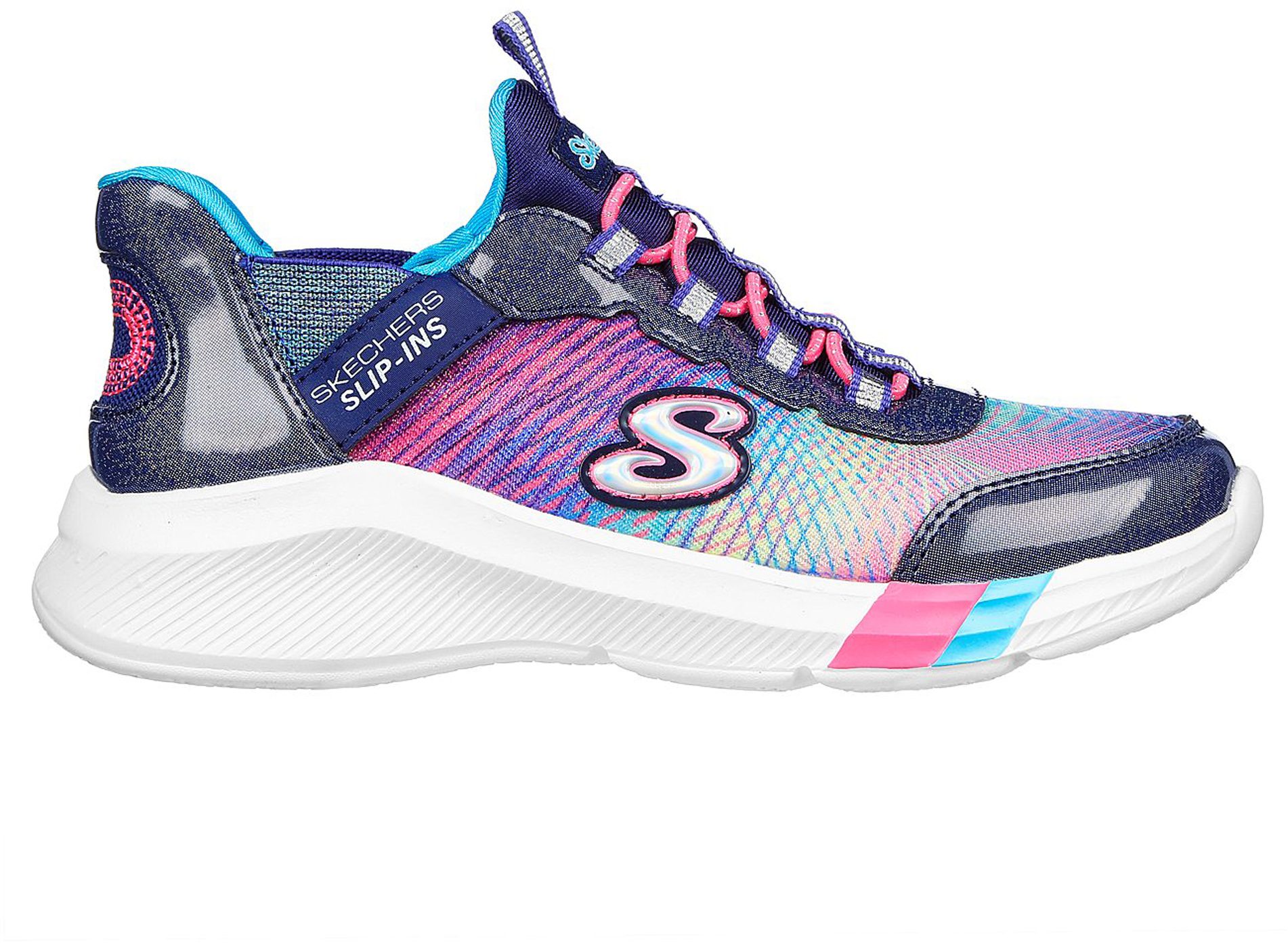 Skechers multi color slip on sale