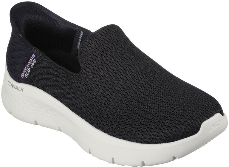 Skechers Slip-ins: GO WALK Flex - Relish Black / White 124963 BKW ...