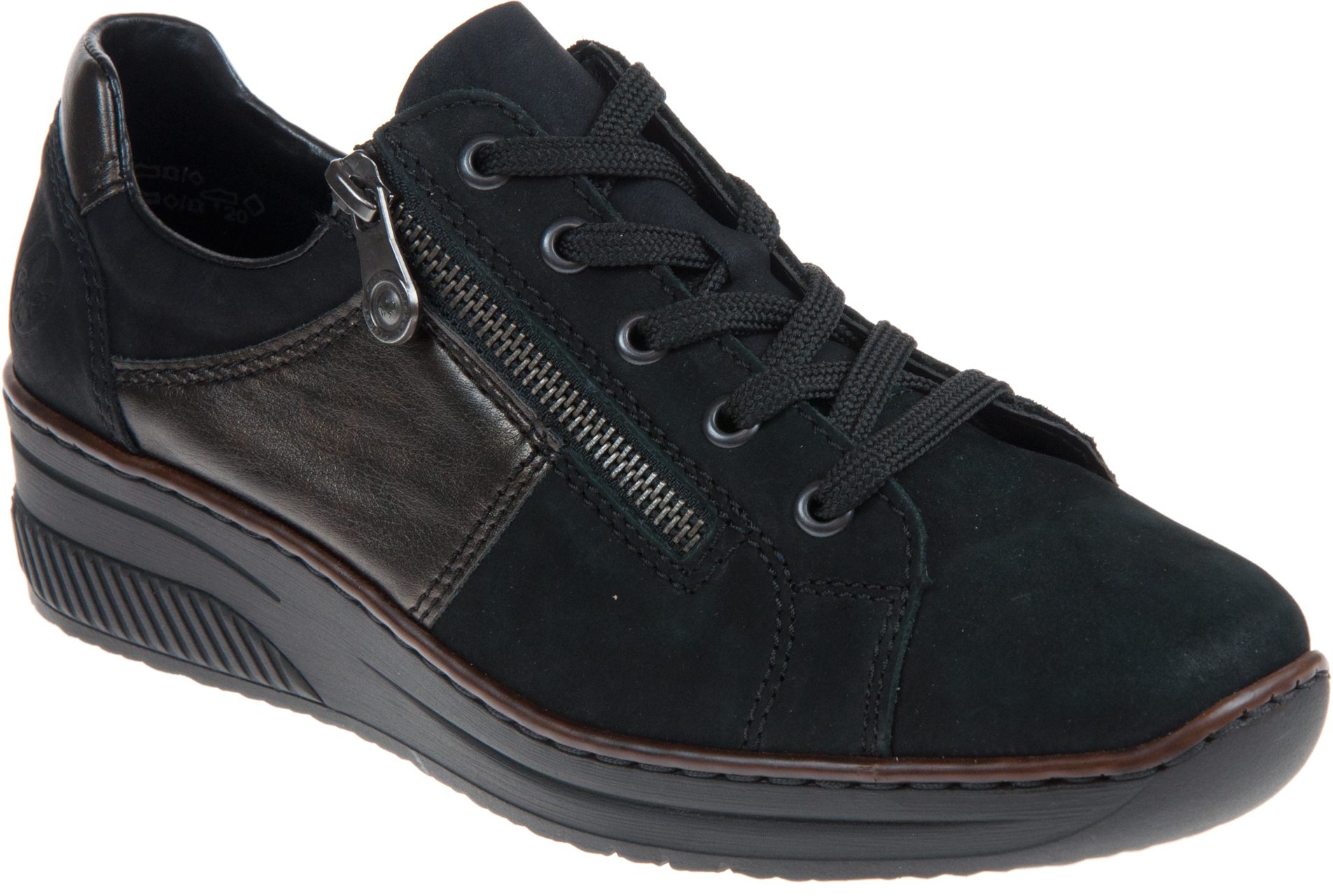 Rieker Doris Black 48700-00 - Everyday Shoes - Humphries Shoes