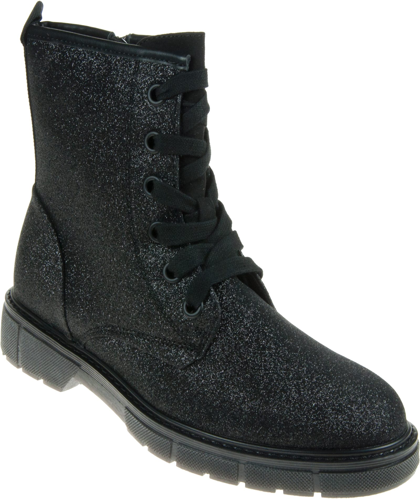 Black glitter boots uk sale