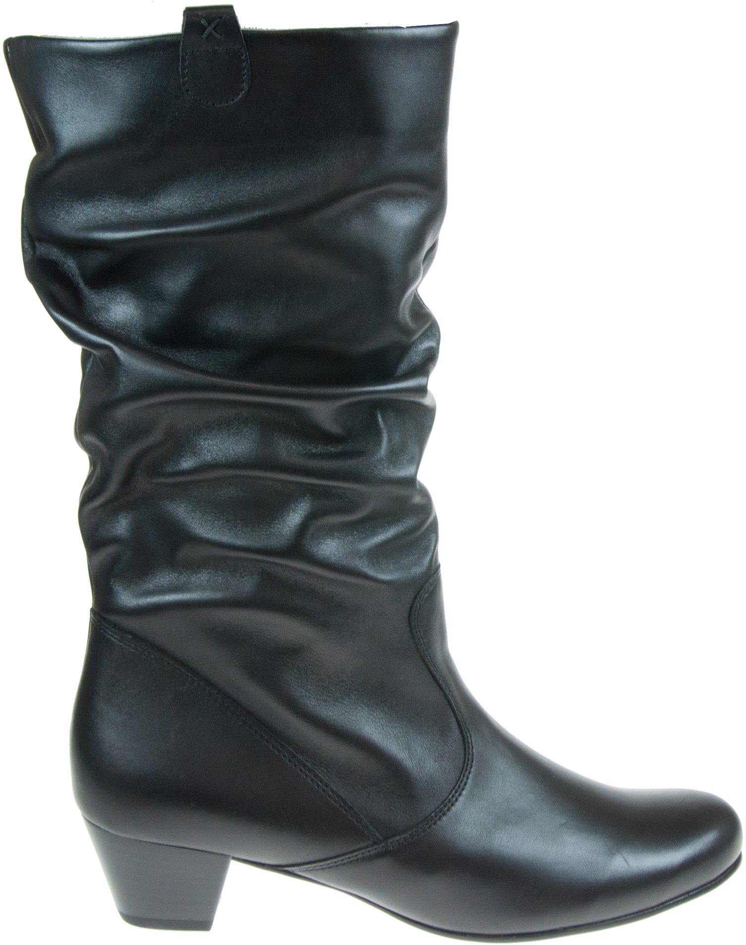 Gabor Rachel Black 36.072.57 - Calf Boots - Humphries Shoes