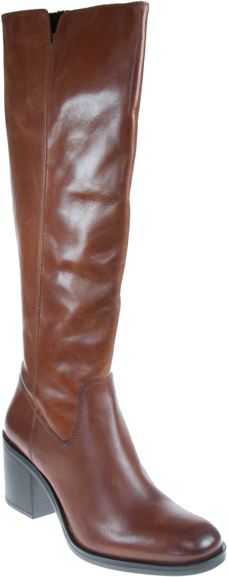 Clarks tan leather outlet knee high boots