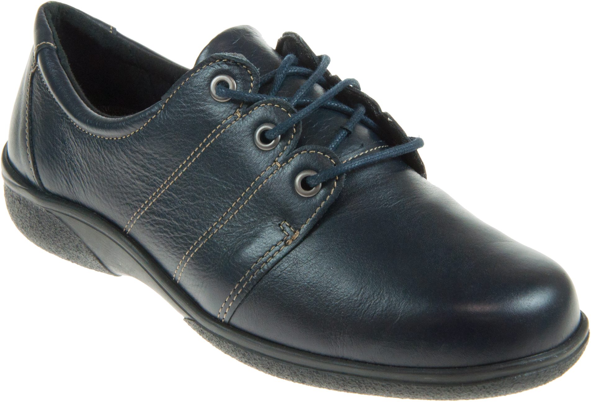 DB Easy B Shoes Swan Navy Leather 78996N - Everyday Shoes - Humphries Shoes