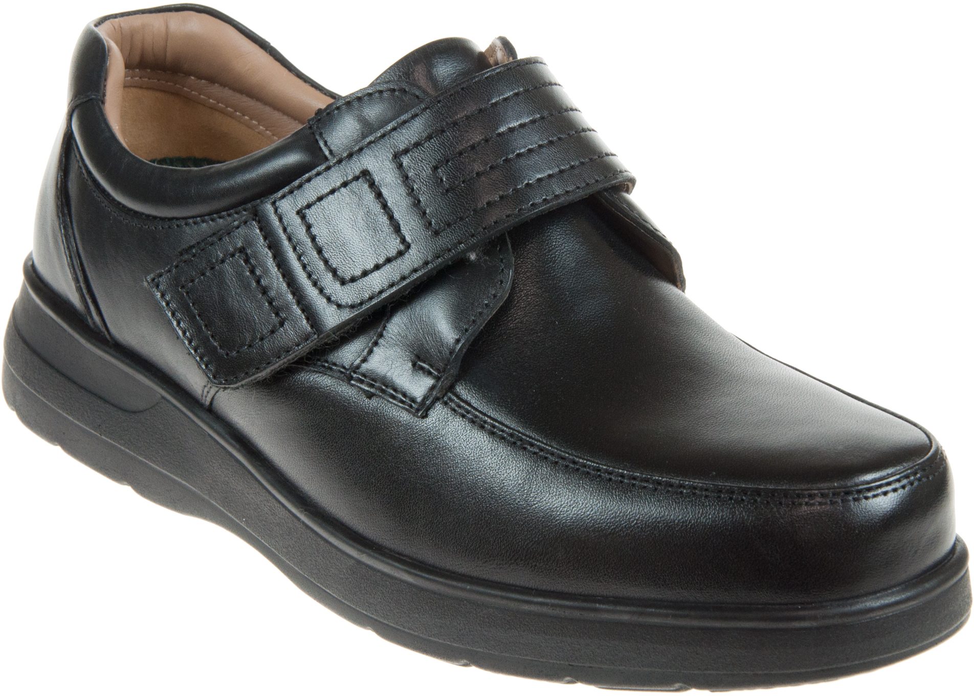 DB Easy B Shoes Bahamas Black Smooth Leather 89196A - Casual Shoes ...