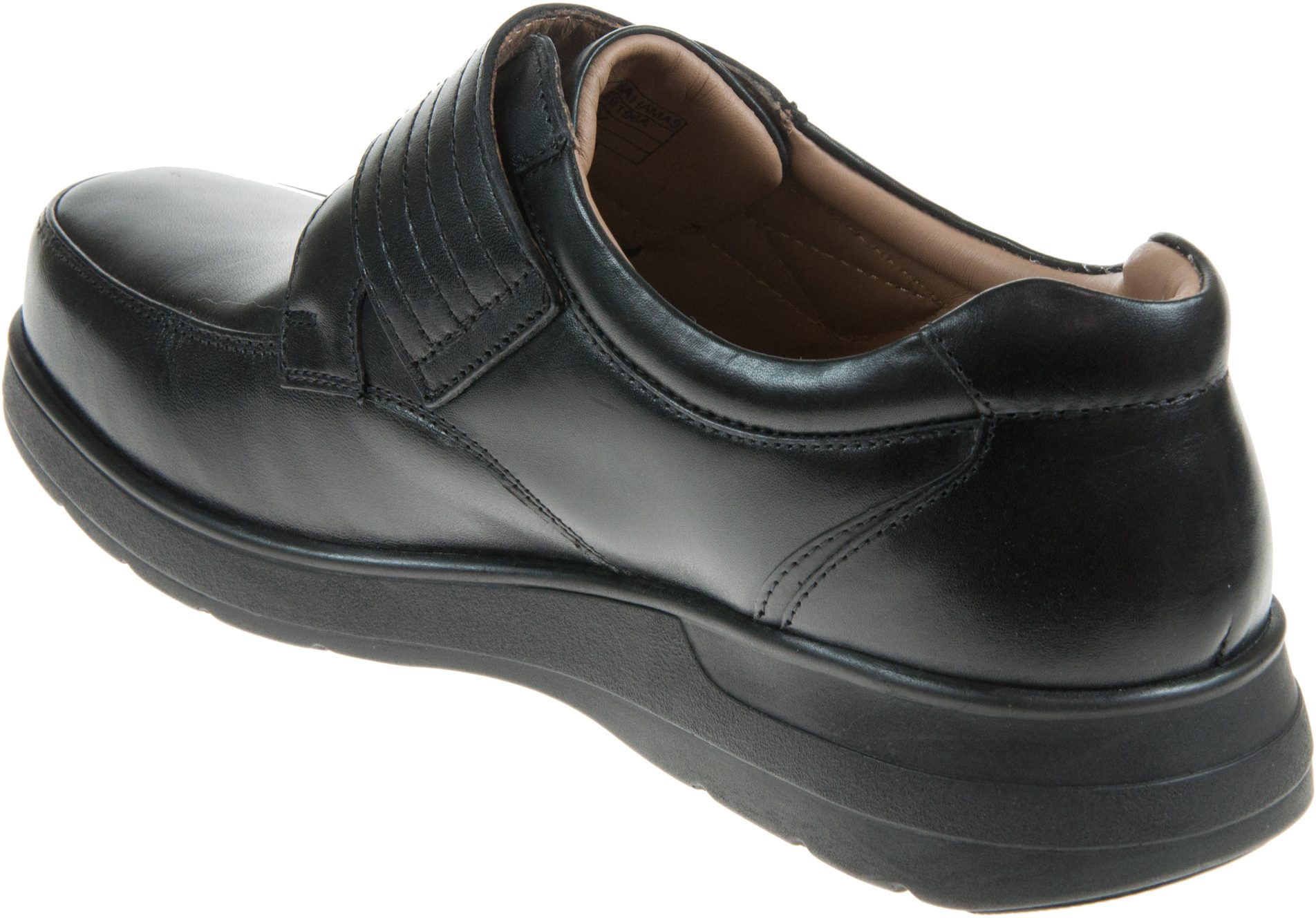 DB Easy B Shoes Bahamas Black Smooth Leather 89196A - Casual Shoes ...