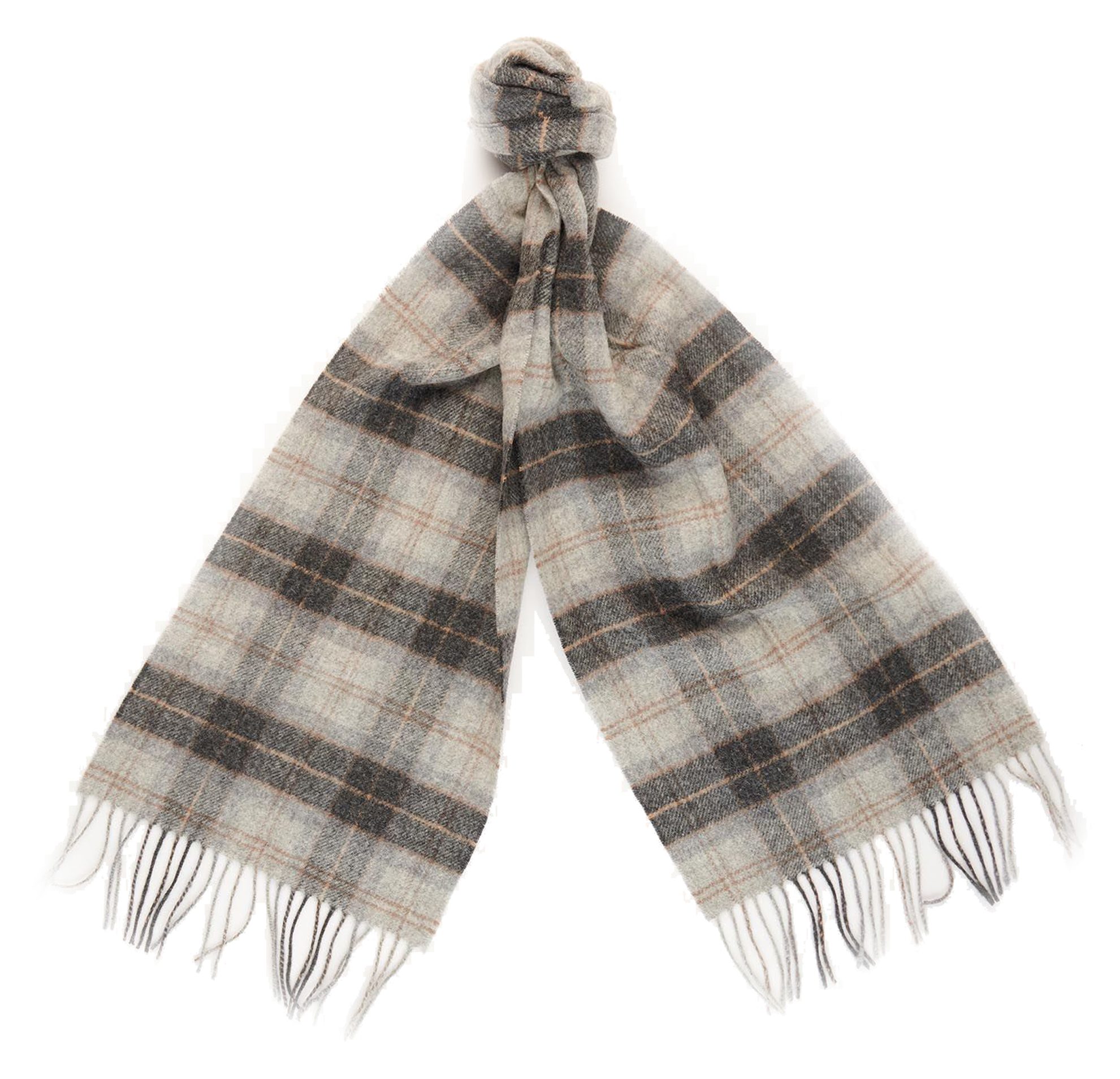 Barbour Tartan Scarf Greystone USC0001TN86 - Scarves - Humphries Shoes