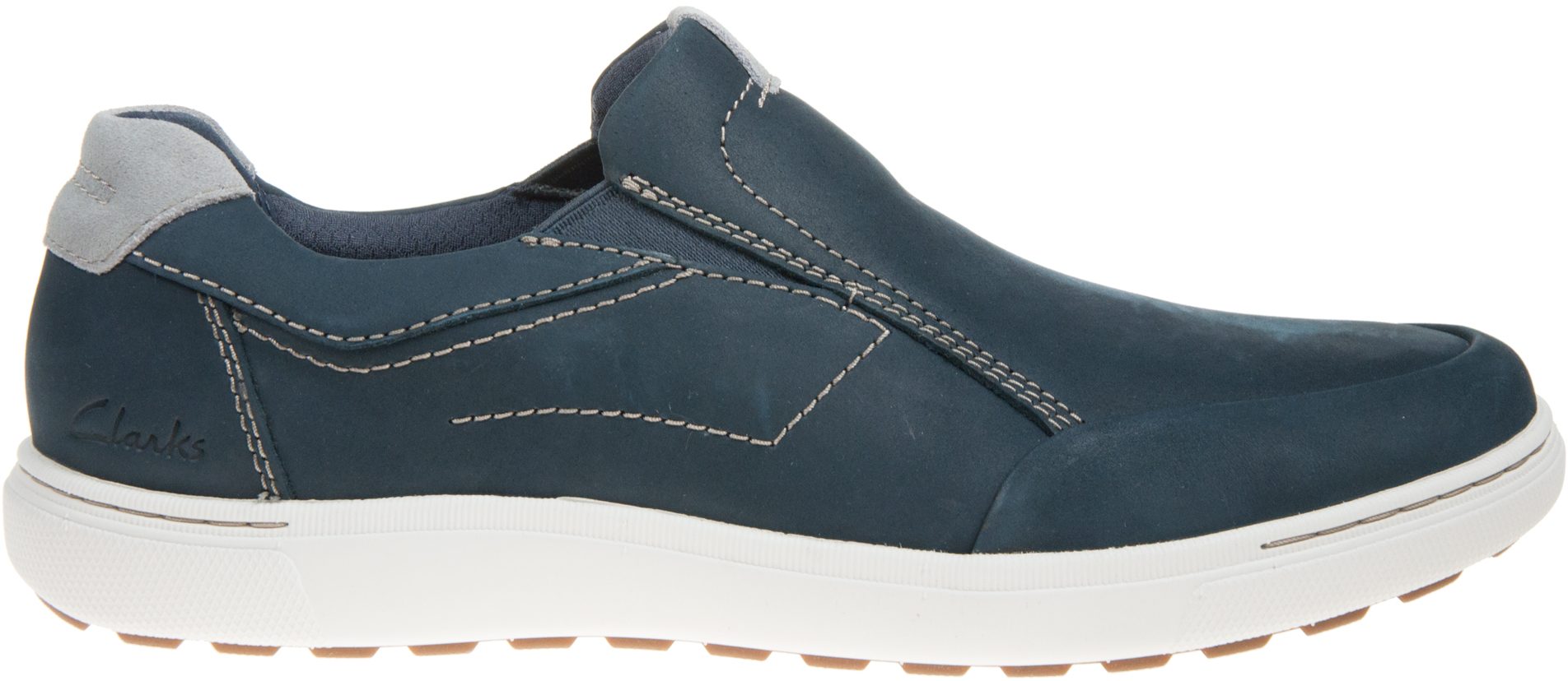 Clarks Mapstone Step Navy Nubuck 26176892 - Casual Shoes - Humphries Shoes