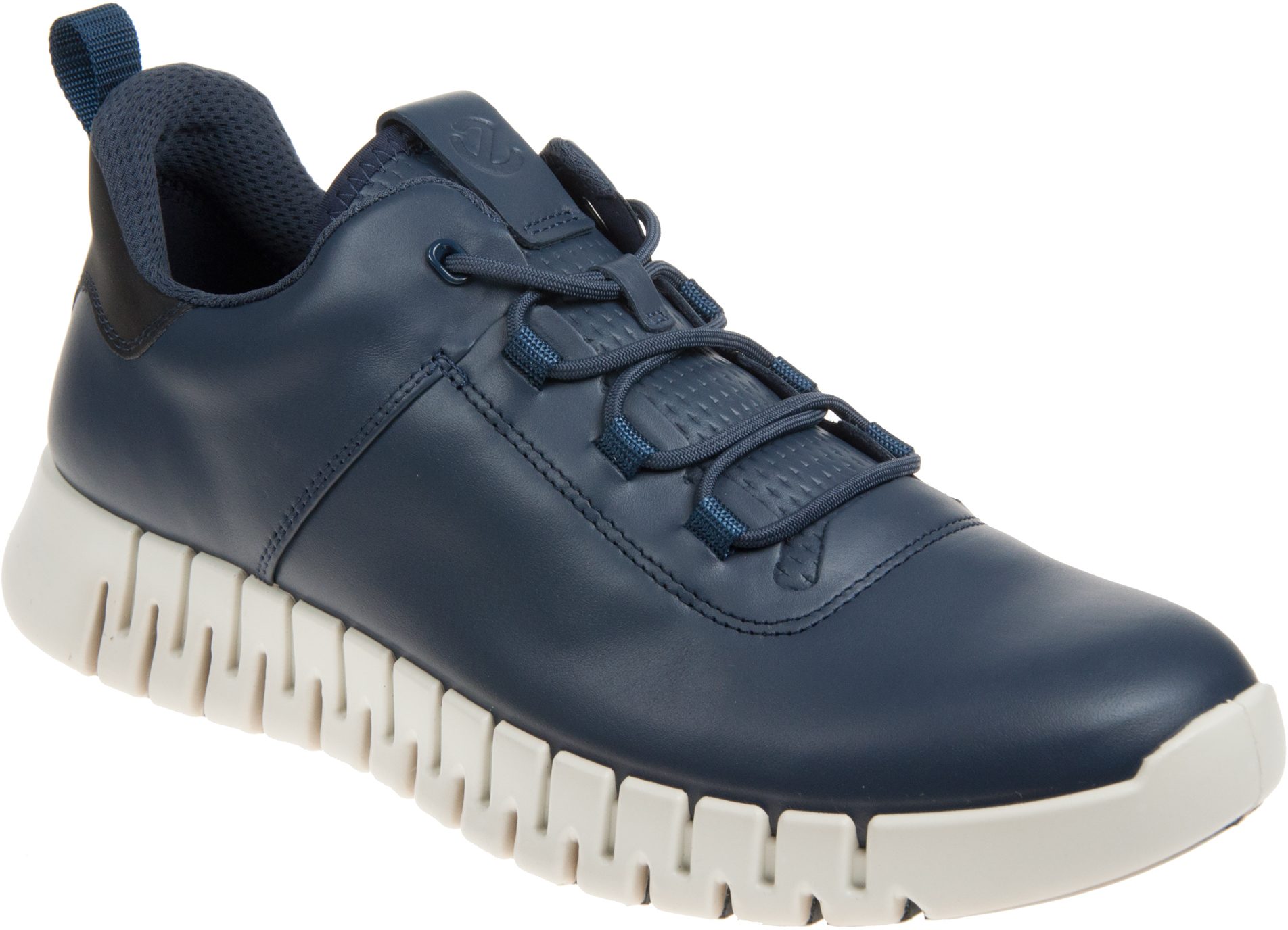 Ecco Gruuv M Sneaker Lea Marine Marine 525204 50595 Casual Shoes Humphries Shoes