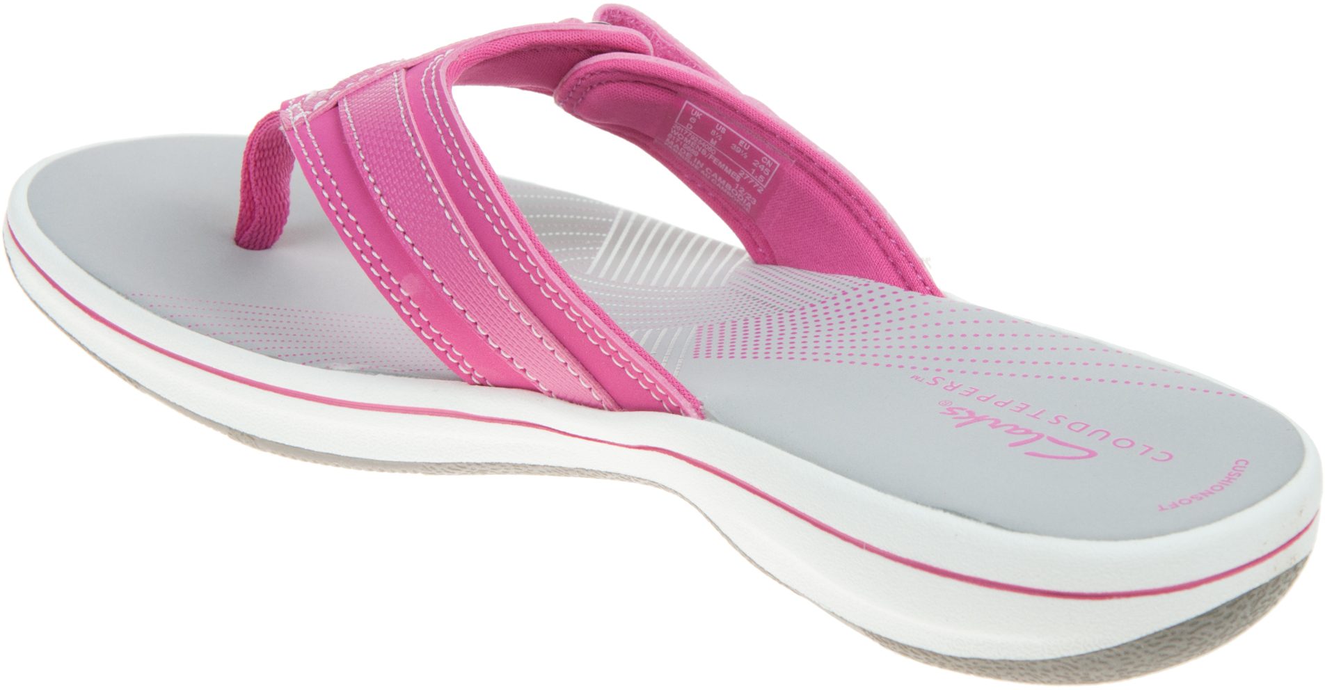 Clarks Brinkley Sea Fuchsia 26177925 - Toe Post Sandals - Humphries Shoes