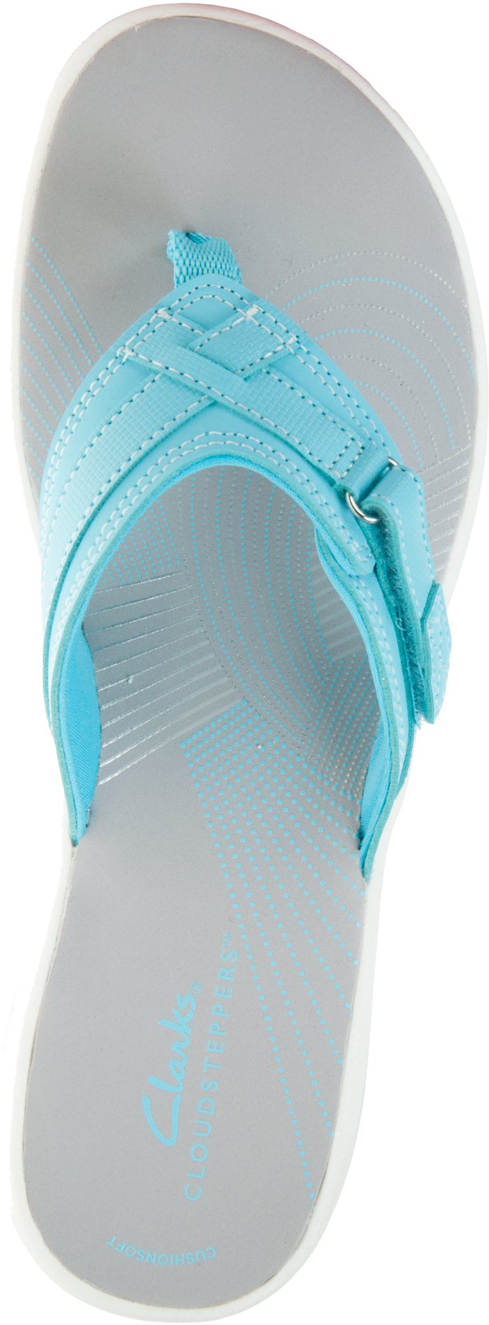 Clarks Brinkley Sea Light Turquoise 26177926 - Toe Post Sandals ...