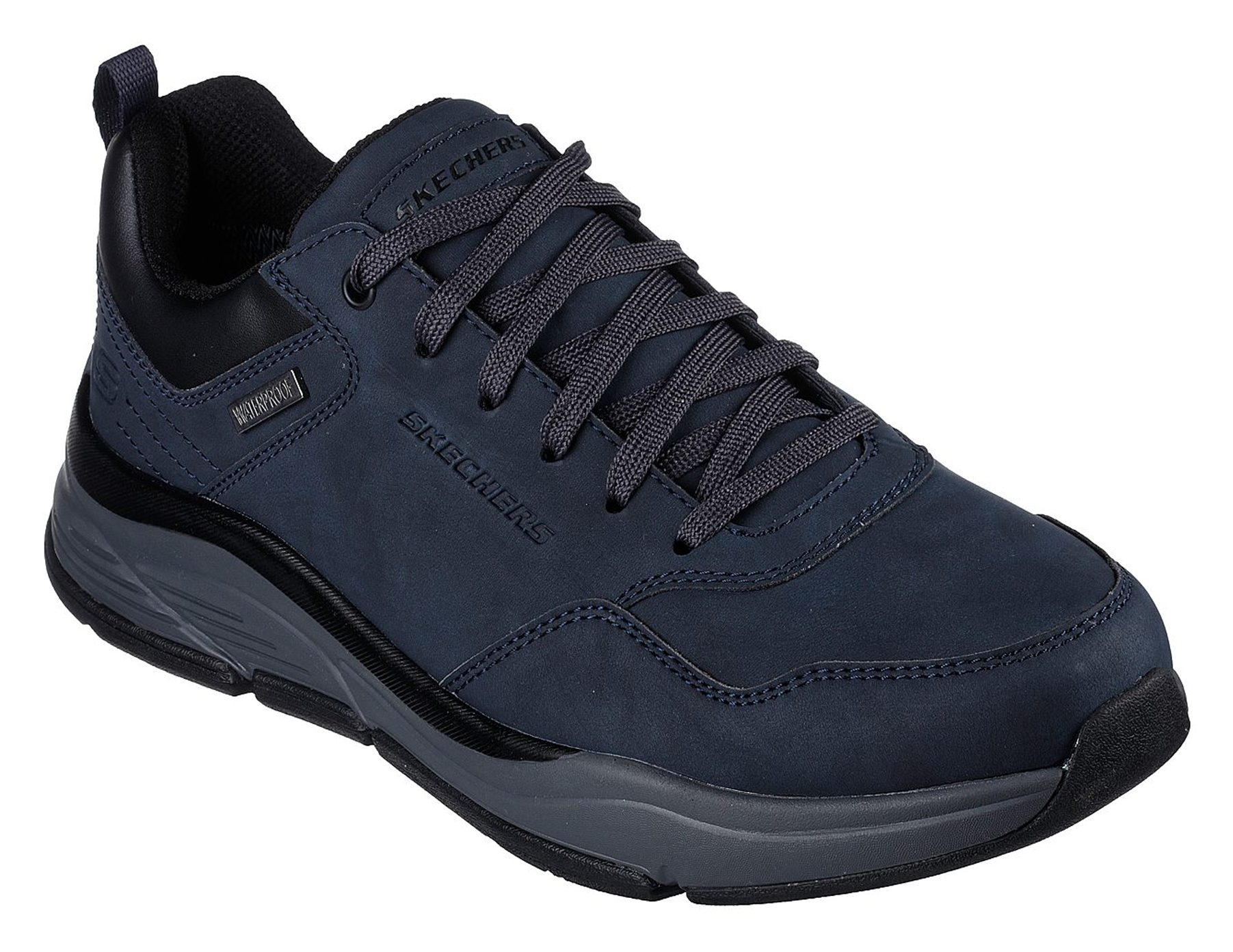 Skechers Relaxed Fit Benago Hombre Navy 210021 NVY Casual Shoes Humphries Shoes