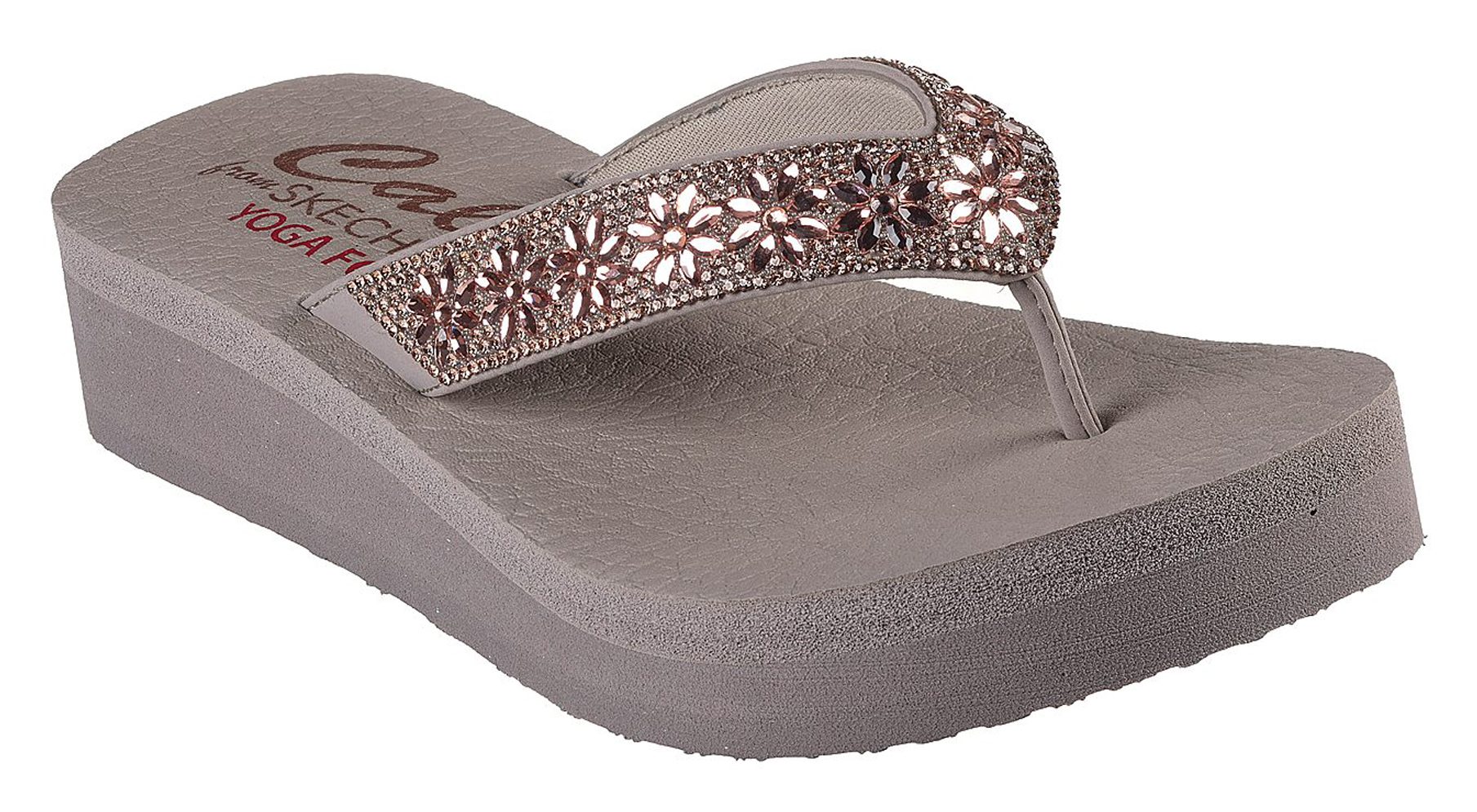 Skechers yoga foam flip flops uk online