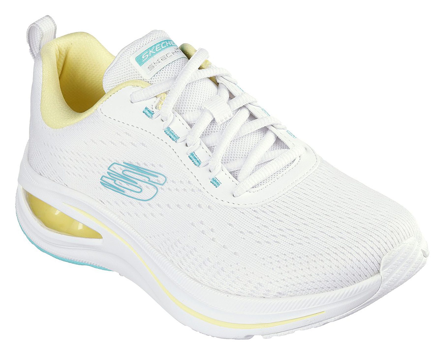 Skechers Skech Air Meta Aired Out White Multi 150131 WMLT Everyday Shoes Humphries Shoes