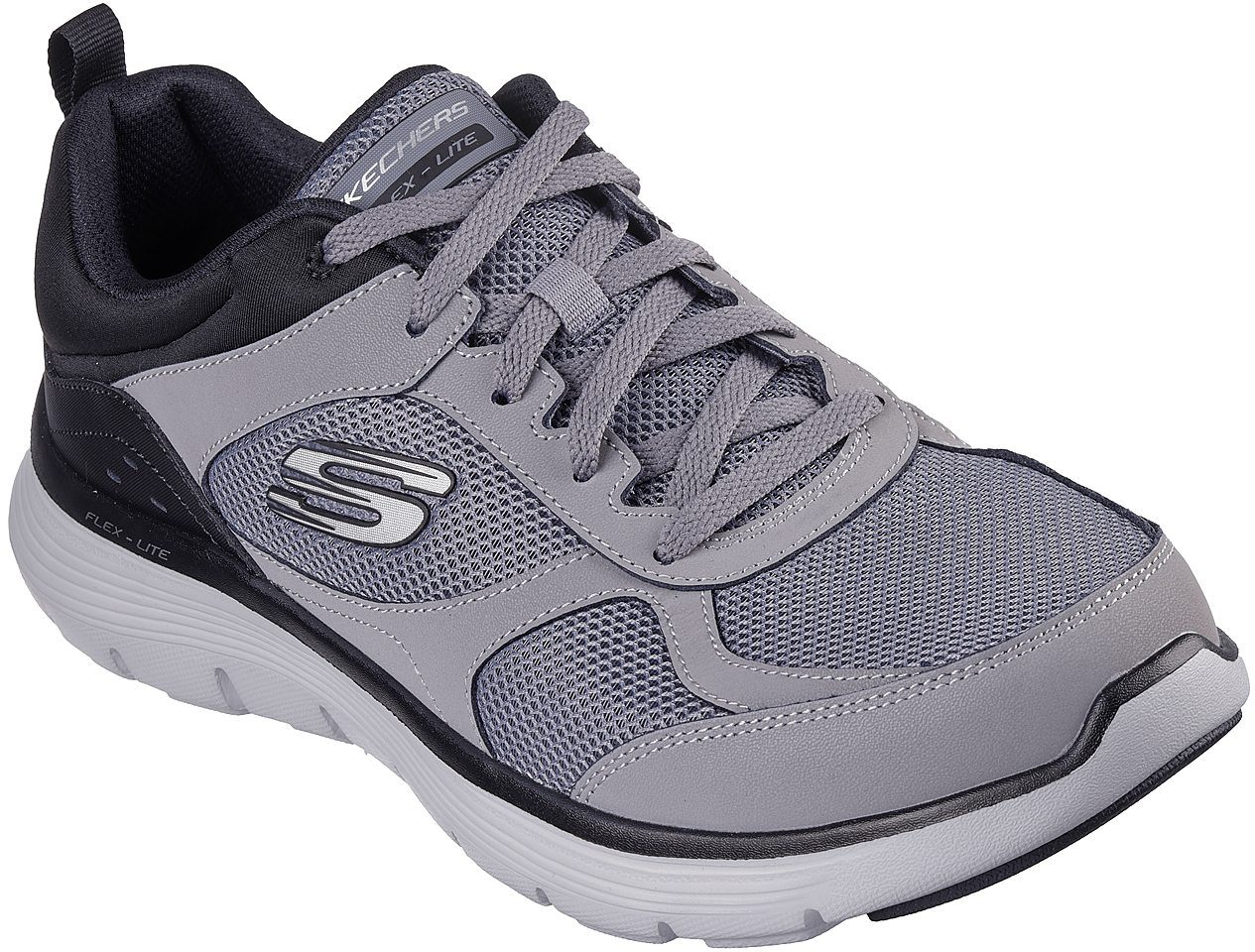 Skechers Flex 5.0 - Gano Charcoal / Black 232821 CCBK - Casual Shoes ...