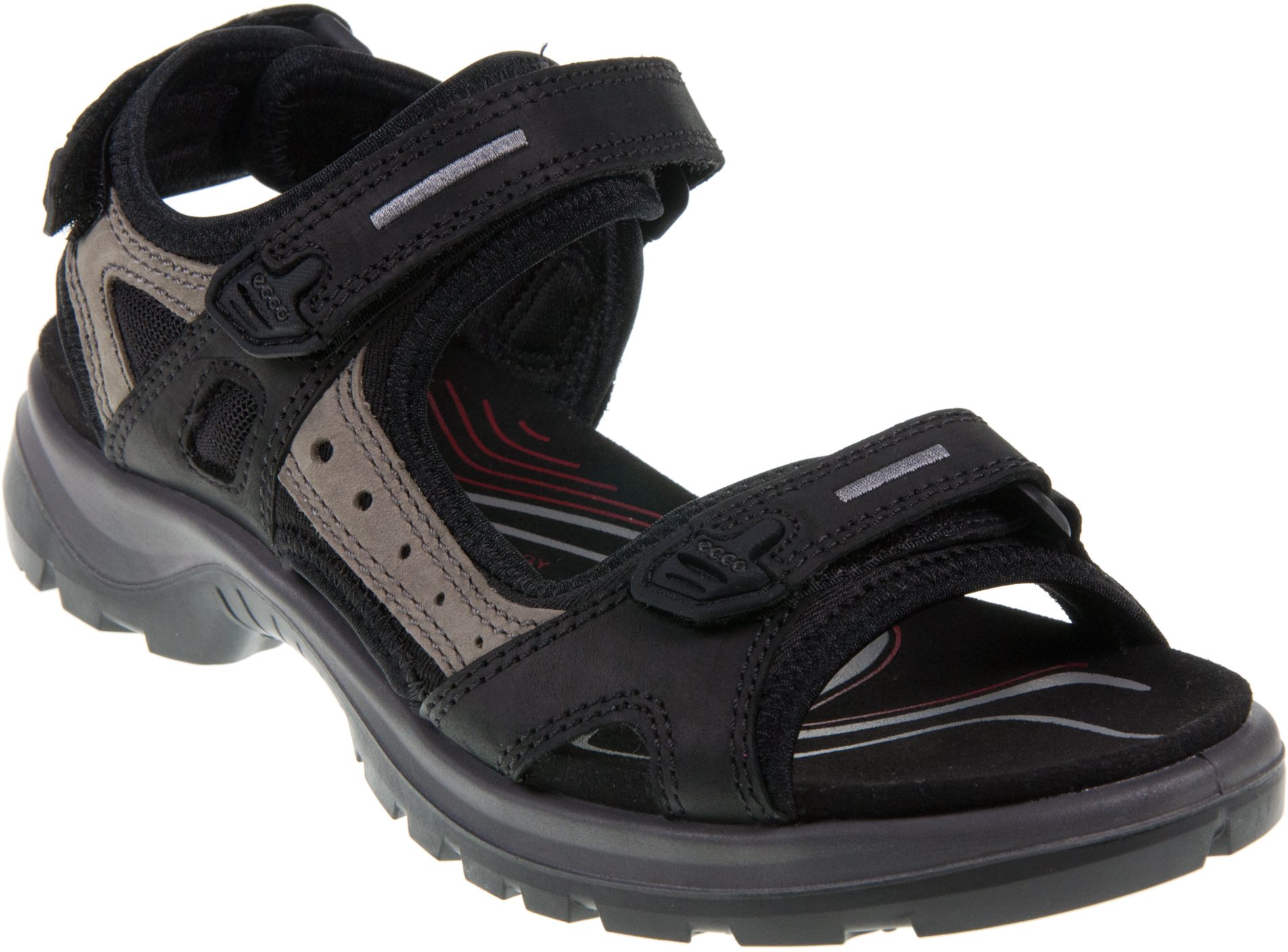 Ecco Offroad 63 Black / Mole 069563 50034 - Full Sandals - Humphries Shoes