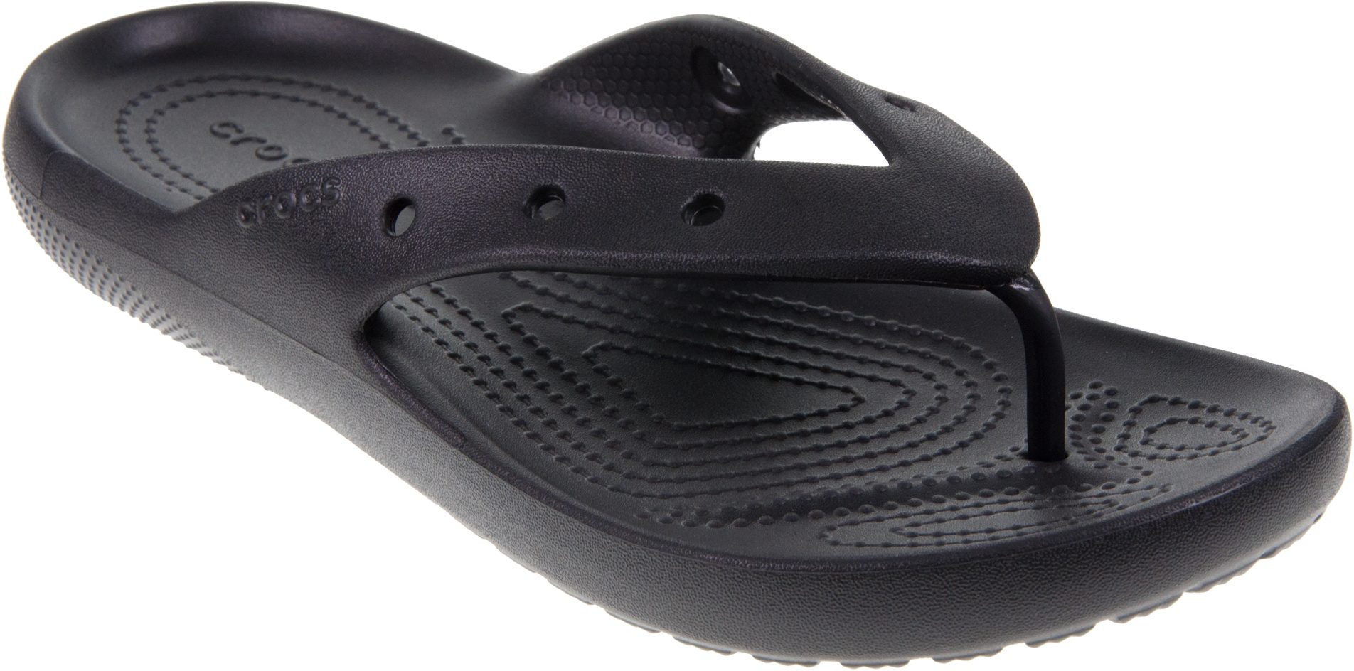 Crocs Classic Flip V2 Black 209402-001 - Toe Post Sandals - Humphries Shoes