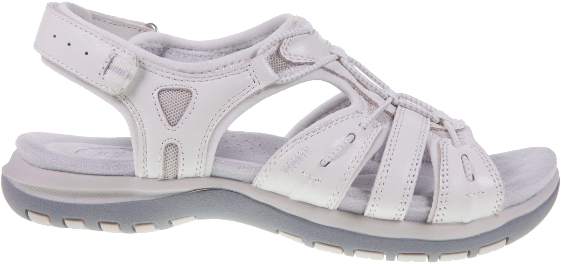 Free Spirit Fairmont 2 White Leather 41059 - Full Sandals - Humphries Shoes