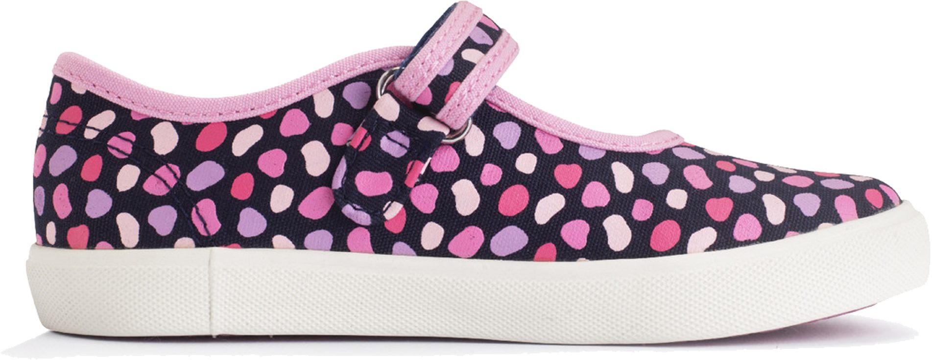 Start-Rite Busy Lizzie Navy/Pink Splash Canvas 6156_19 - Girls Shoes ...