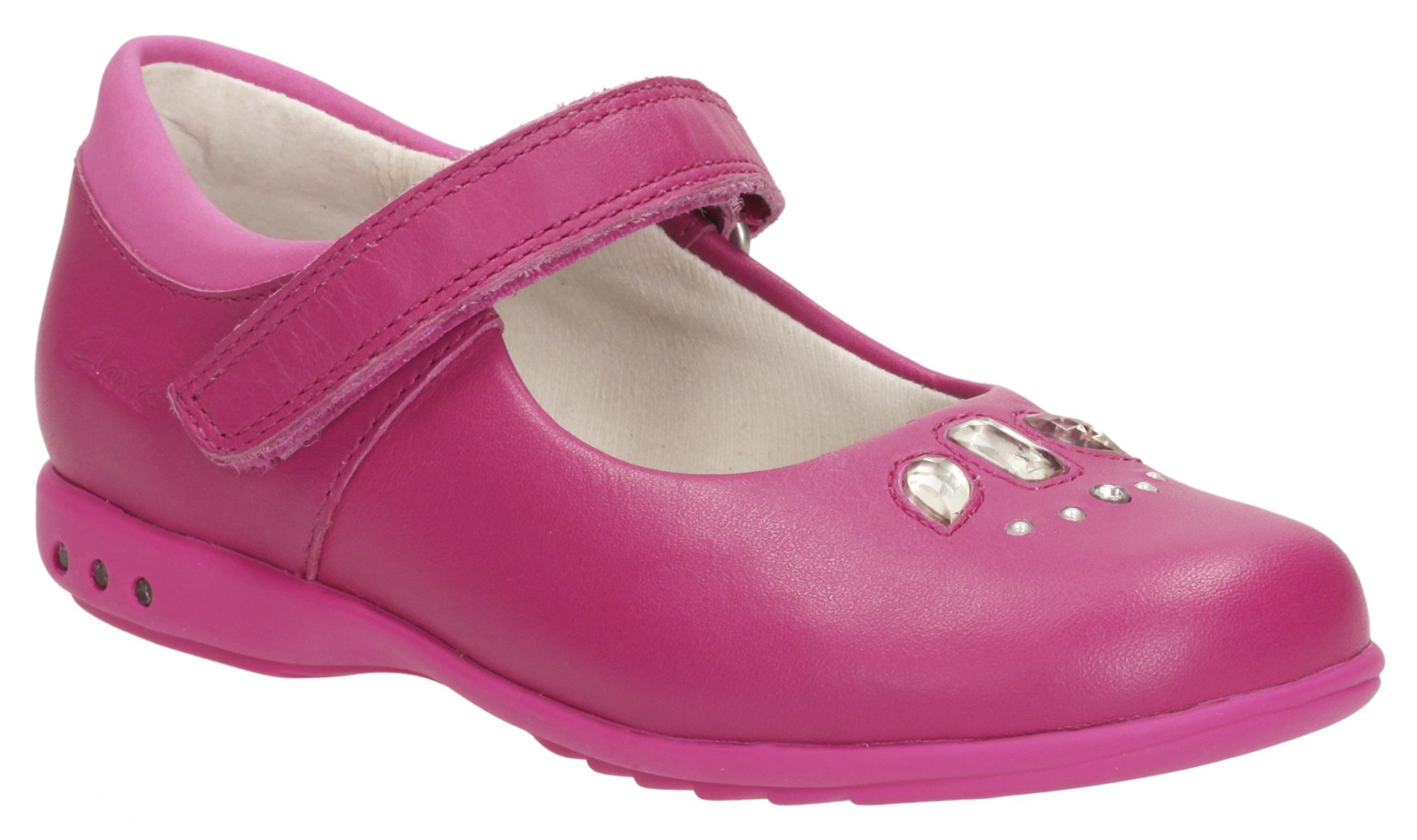 Clarks Trixi Spice Infant Pink Leather 26118289 - Girls Shoes ...