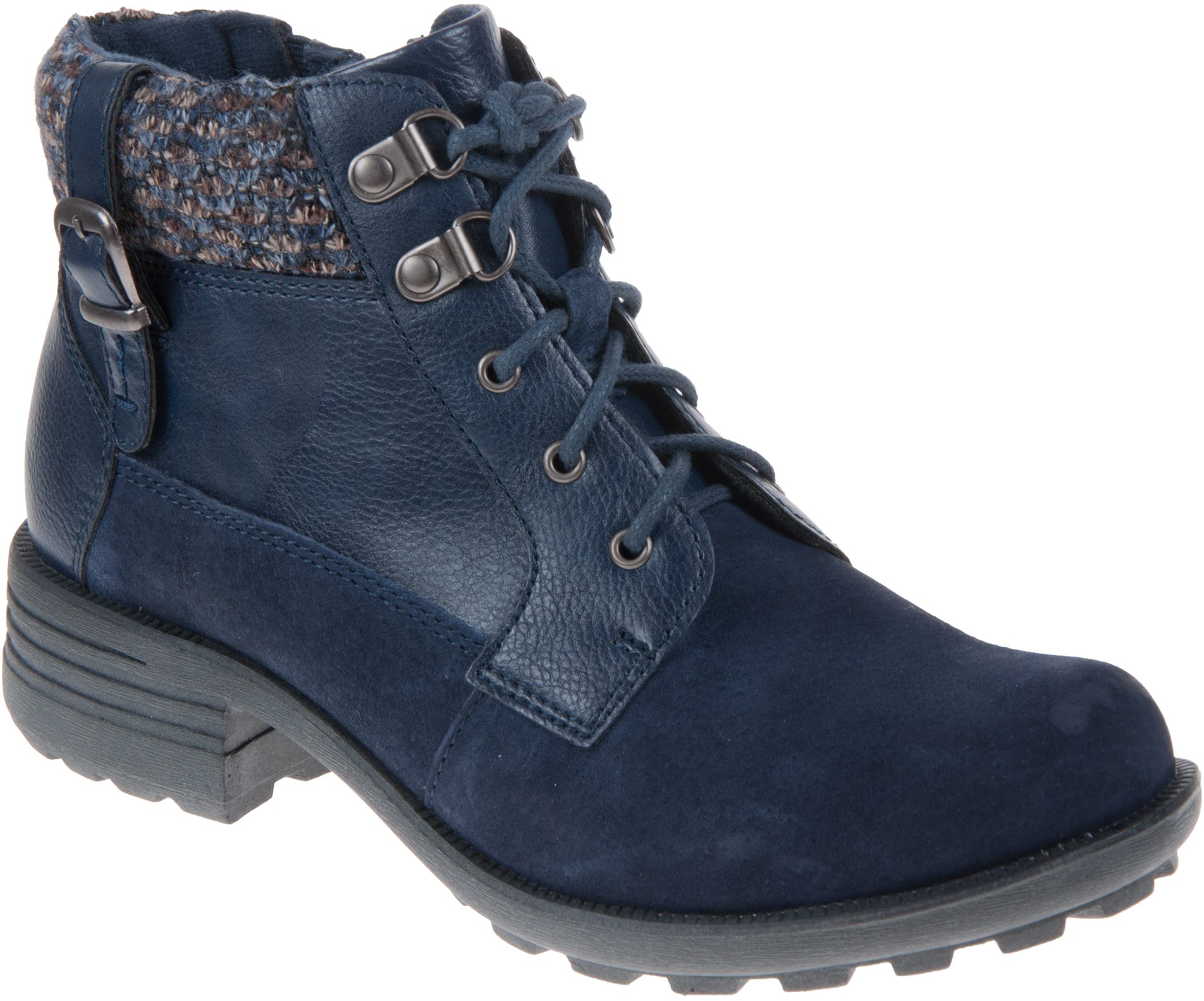 Earth Spirit Mobile Navy Blue Suede 27038 - Ankle Boots - Humphries Shoes