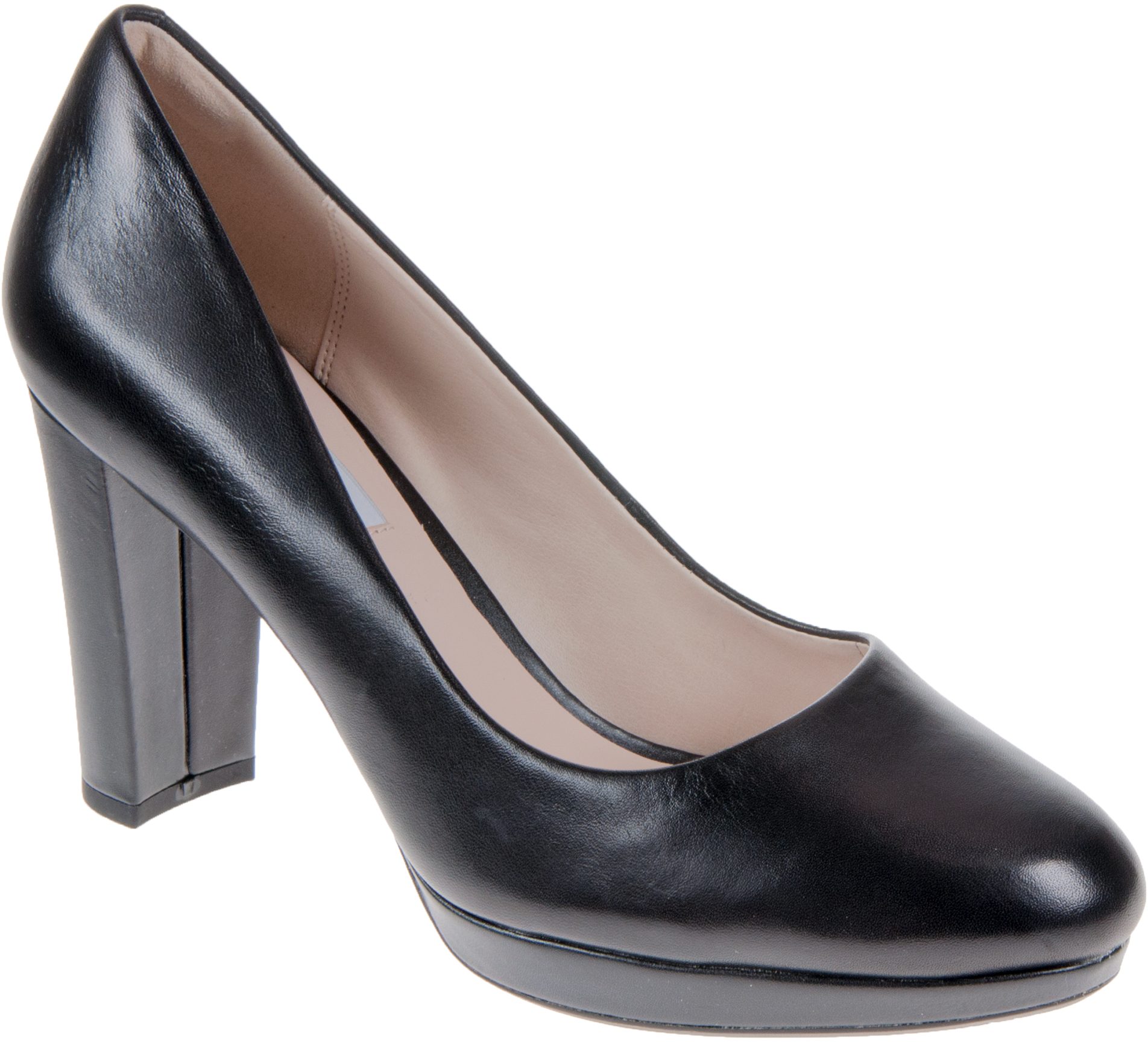 seks Reclame Kolibrie Clarks Kendra Sienna Black Leather 26118842 - Court Shoes - Humphries Shoes