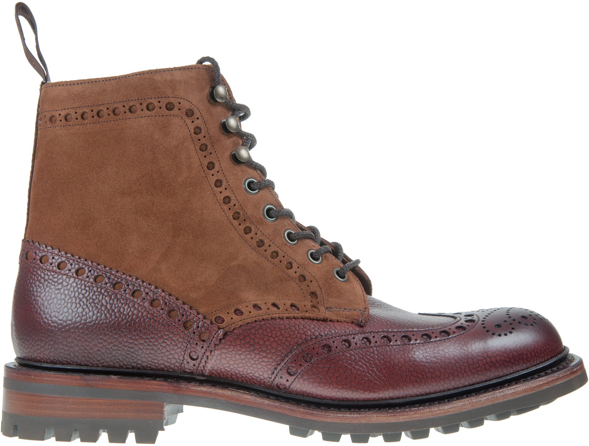 Cheaney Irvine C Burgundy Grain / Fox Suede 5015/34 - Casual Boots ...