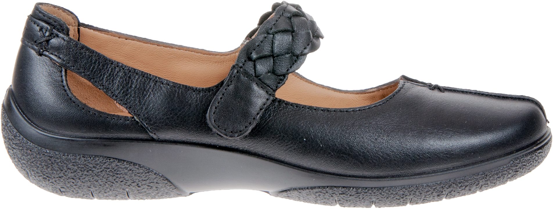 Hotter Shake Black - Ballerina Shoes - Humphries Shoes