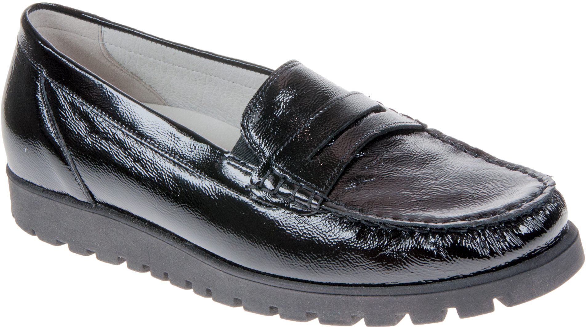 Waldlaufer Hegli 002 Black Patent 549002 143 001 - Everyday Shoes ...