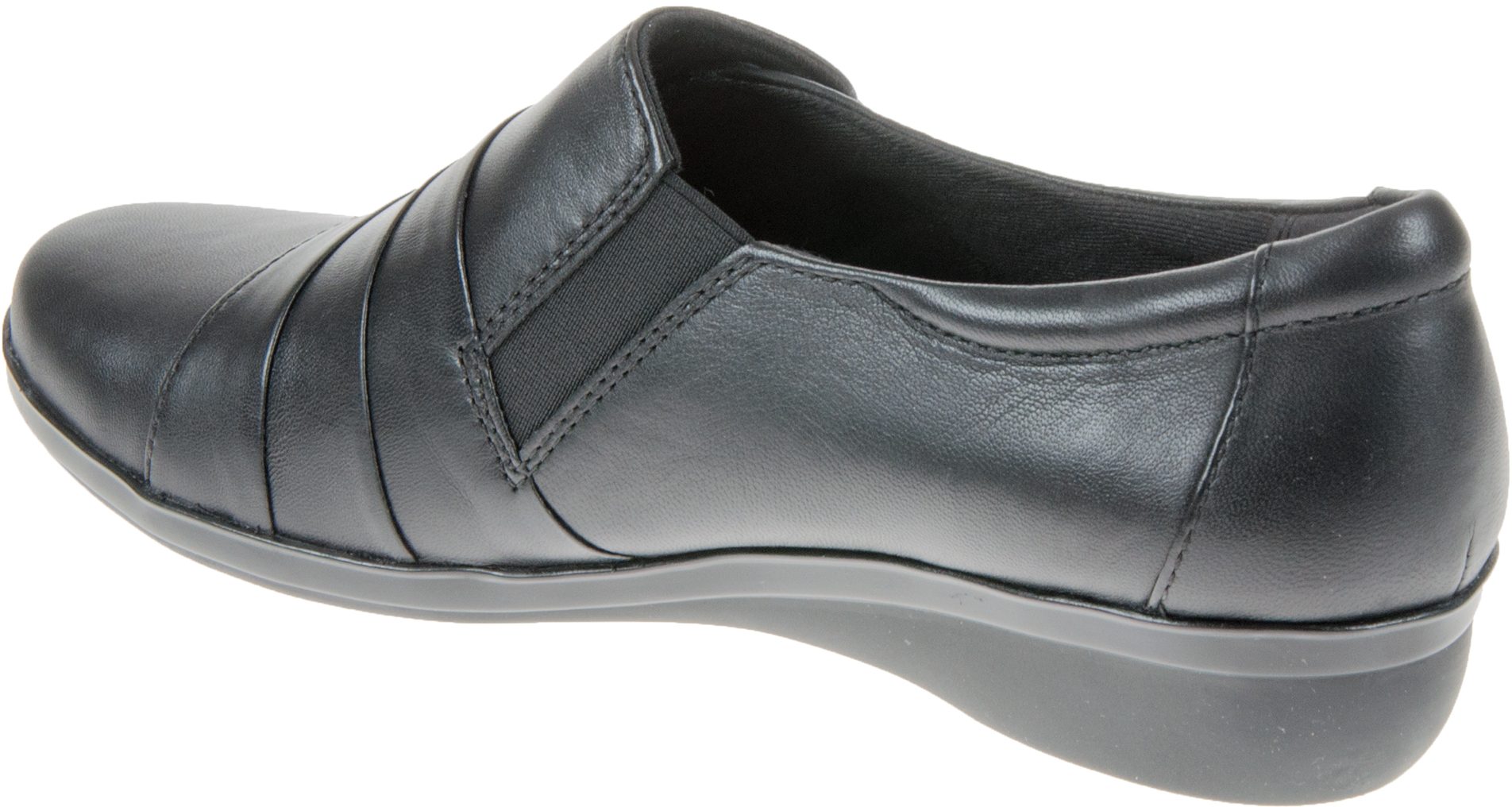 Clarks Everlay Luna Black Leather 26120213 - Everyday Shoes - Humphries ...