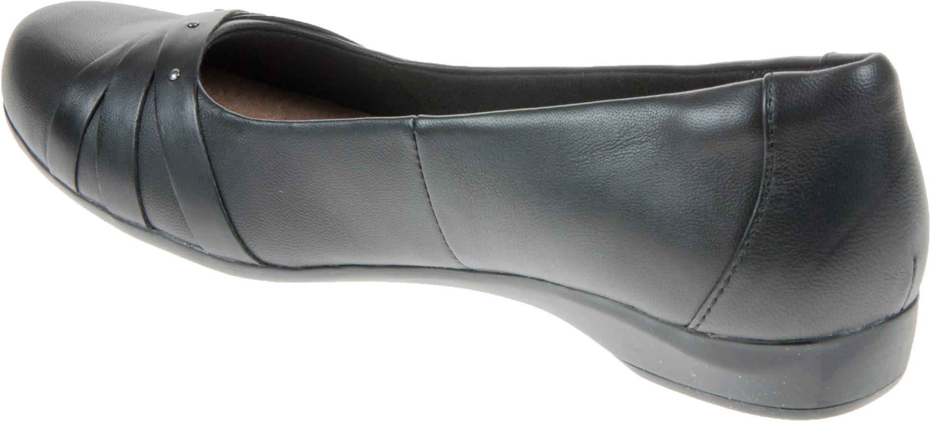 Clarks Kinzie Nadia Black Leather 26128603 - Ballerina Shoes ...