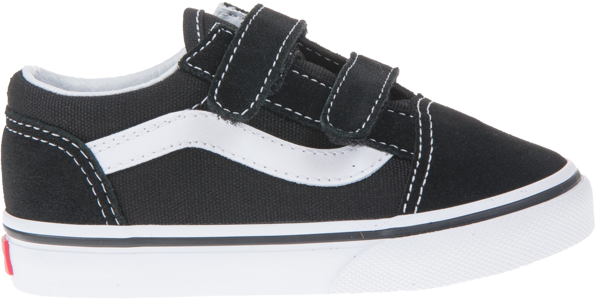 Vans Toddler Old Skool Velcro Black VN00D3YBLK - Boys Trainers ...