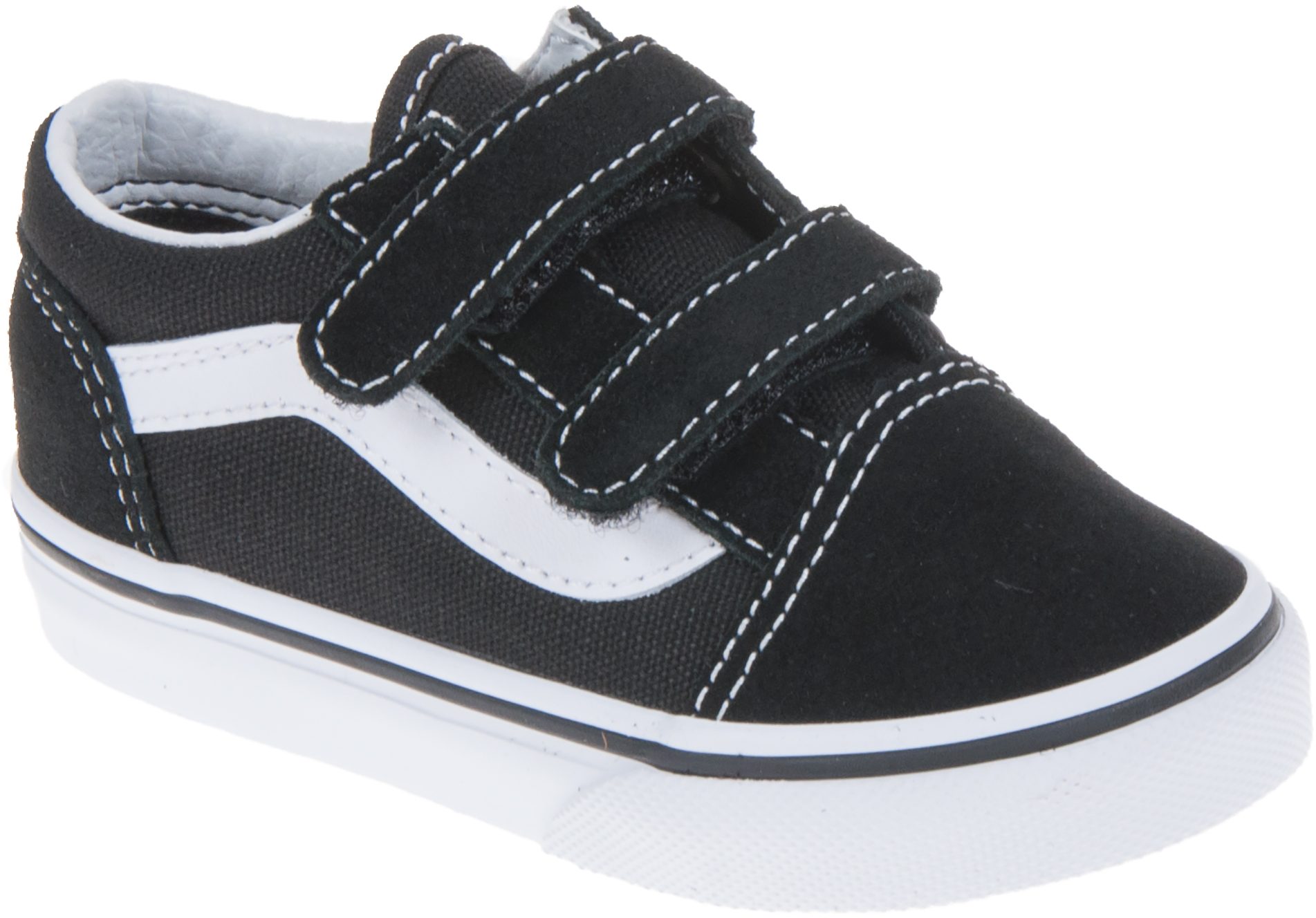 Vans Toddler Old Skool Velcro Black VN00D3YBLK - Boys Trainers ...