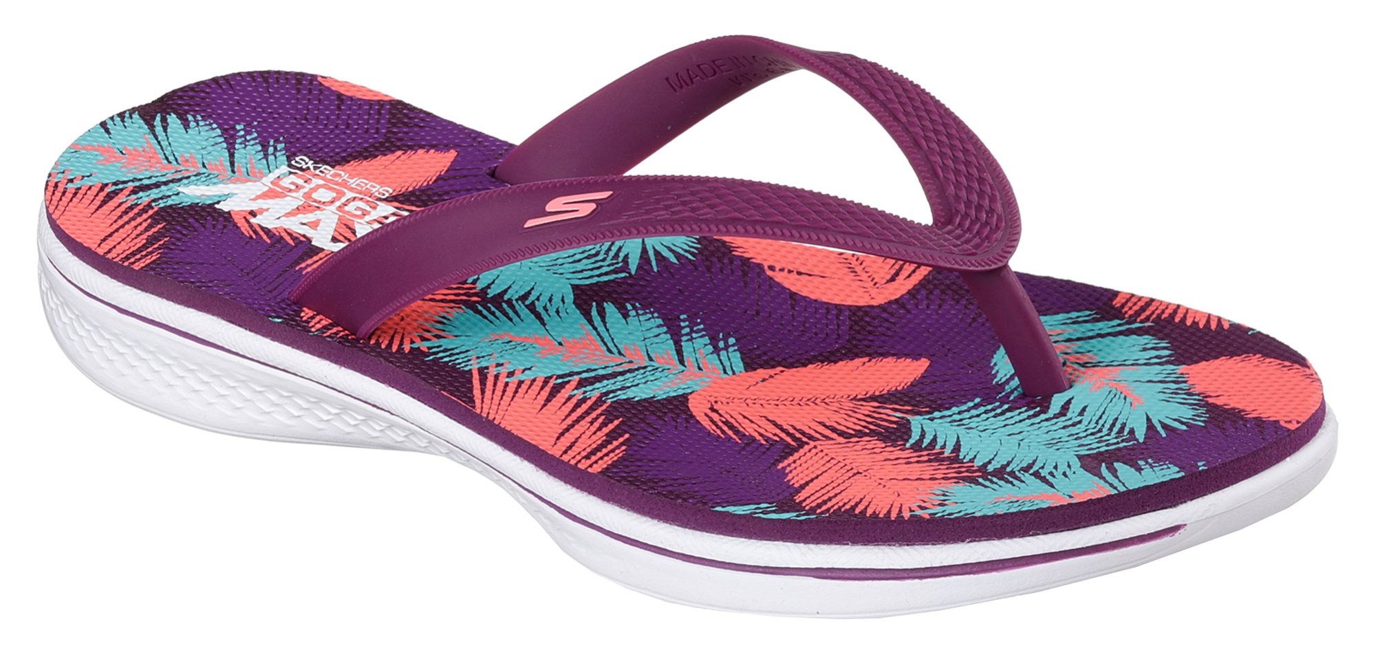 Leeds Awaken Serrated Skechers H2 Goga - Lagoon Purple / Pink 14680 PRPK - Toe Post Sandals -  Humphries Shoes