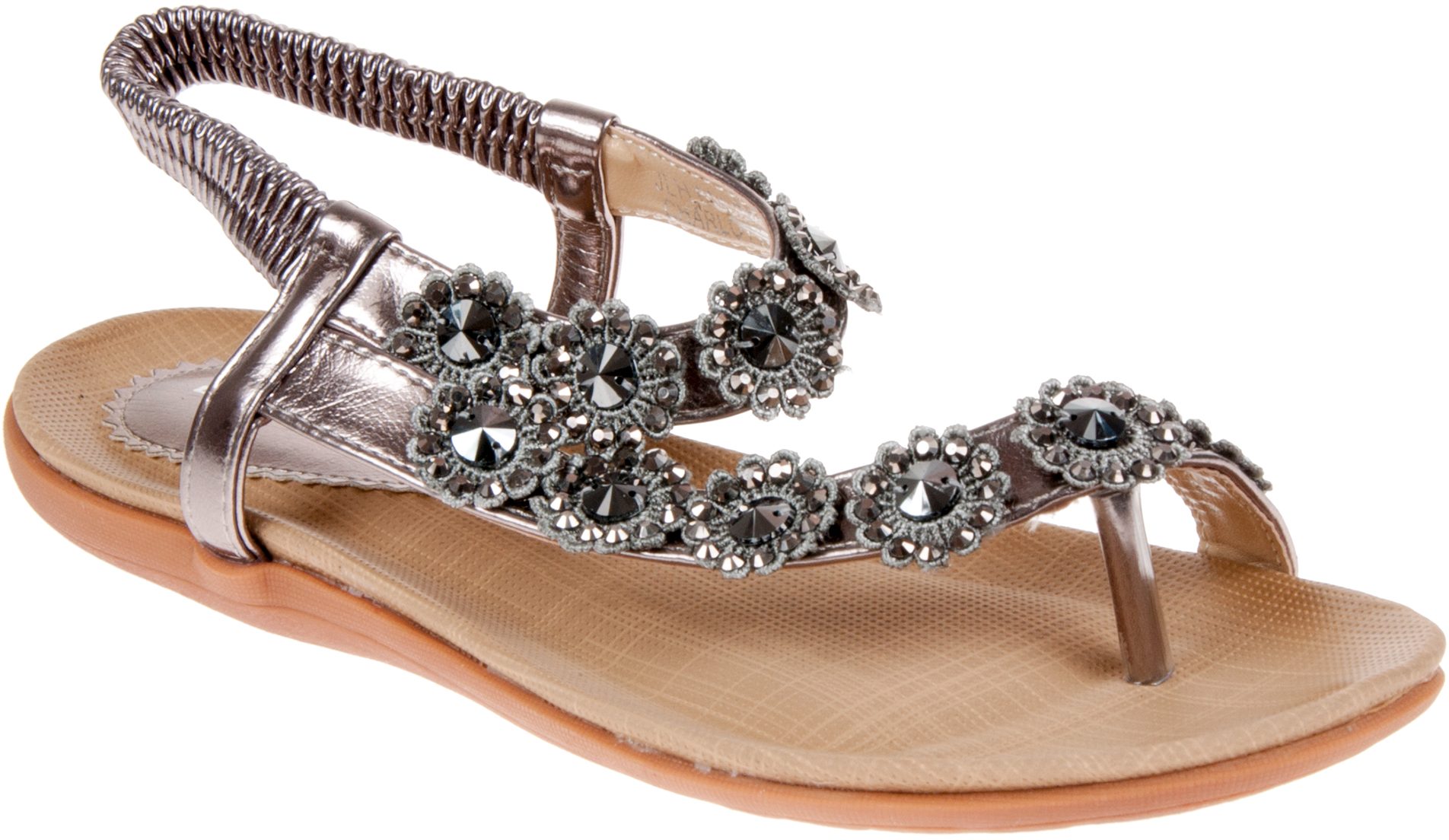 Lunar Charlotte Womens Pewter JLH 601 PW - Full Sandals - Humphries Shoes