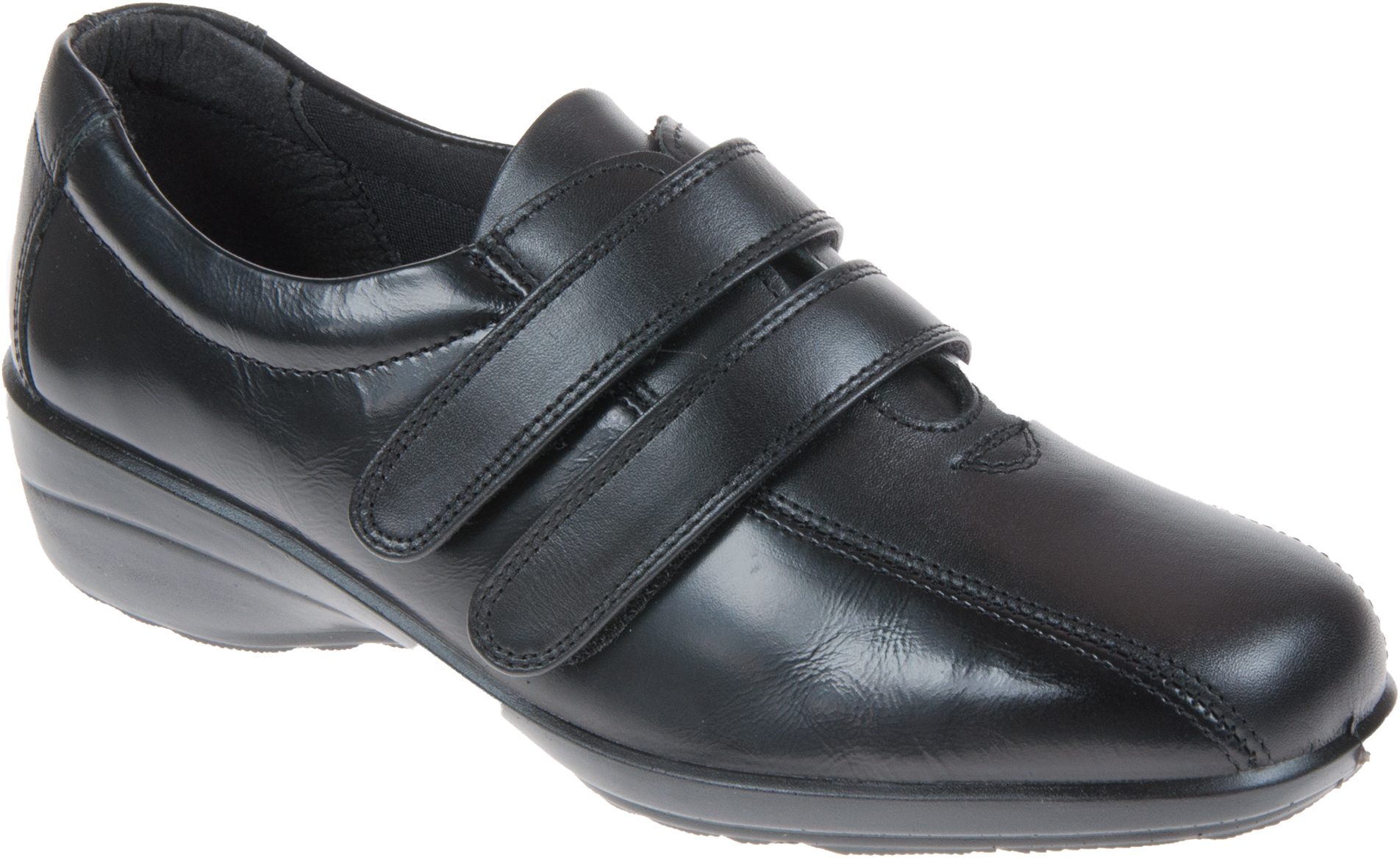 DB Easy B Shoes Chantelle Black Leather 78173Q - Everyday Shoes ...