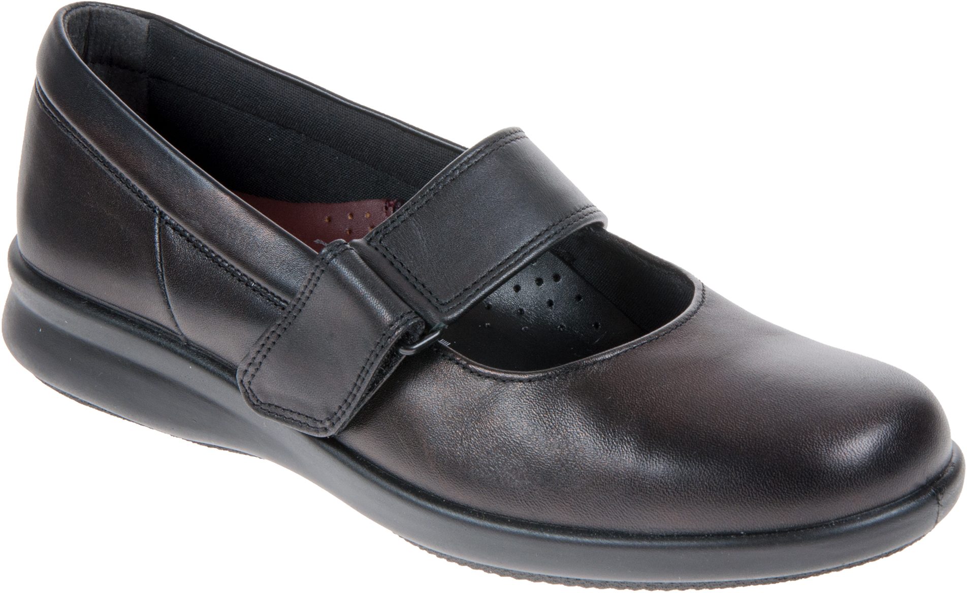 DB Easy B Shoes Florence Black 78011A - Everyday Shoes - Humphries Shoes