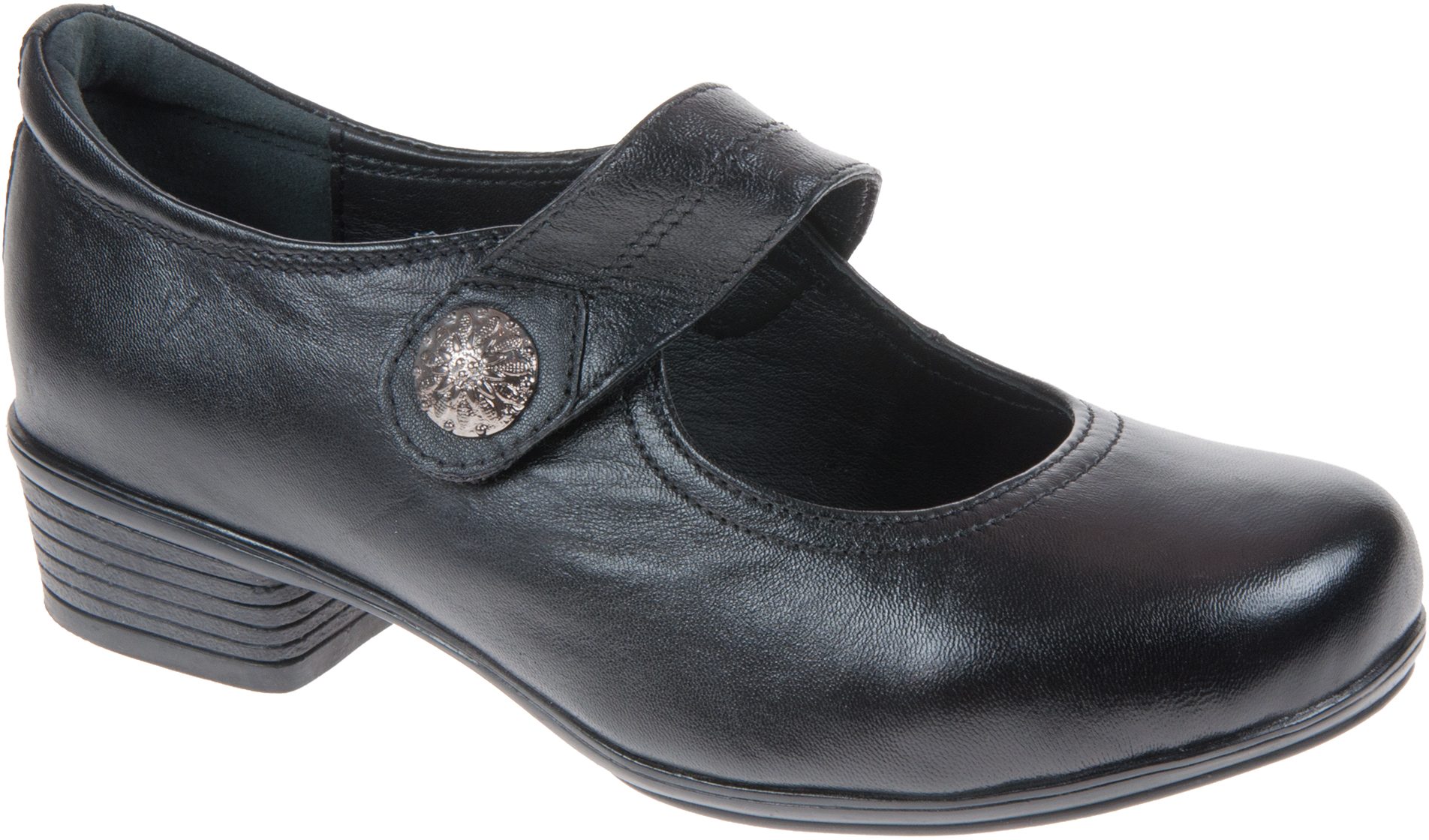 DB Easy B Shoes Harriette Black 78373A - Everyday Shoes - Humphries Shoes