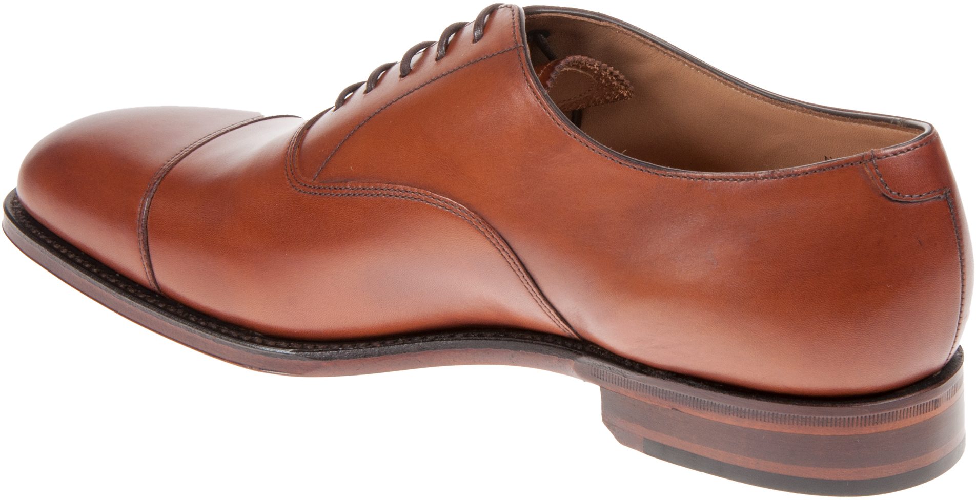 Loake Aldwych Mahogany Burnished Calf Leather - Formal Shoes ...