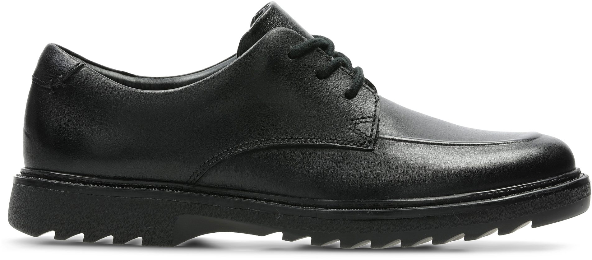 Clarks Asher Grove Black Leather 26134894 - Boys School Shoes ...