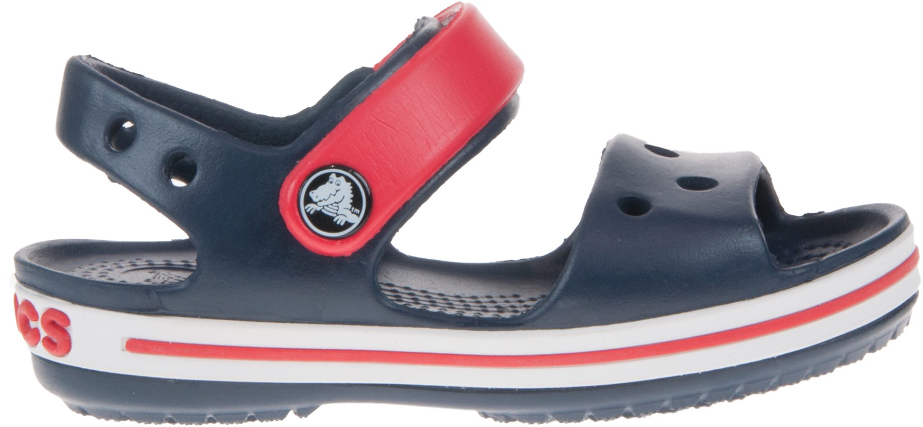 Crocs Crocband Sandal Kids Navy / Red 12856-485 - Boys Sandals ...