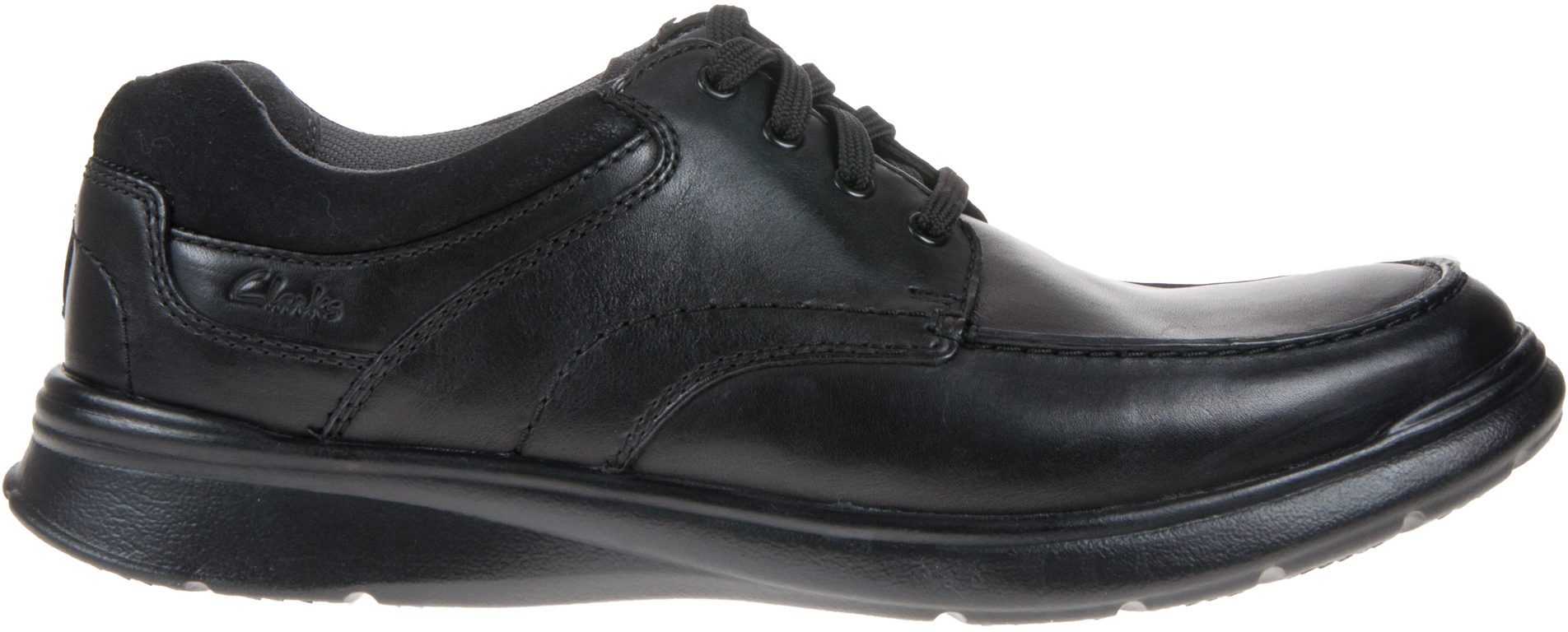 Clarks Cotrell Edge Black Smooth Leather 26137385 - Formal Shoes ...