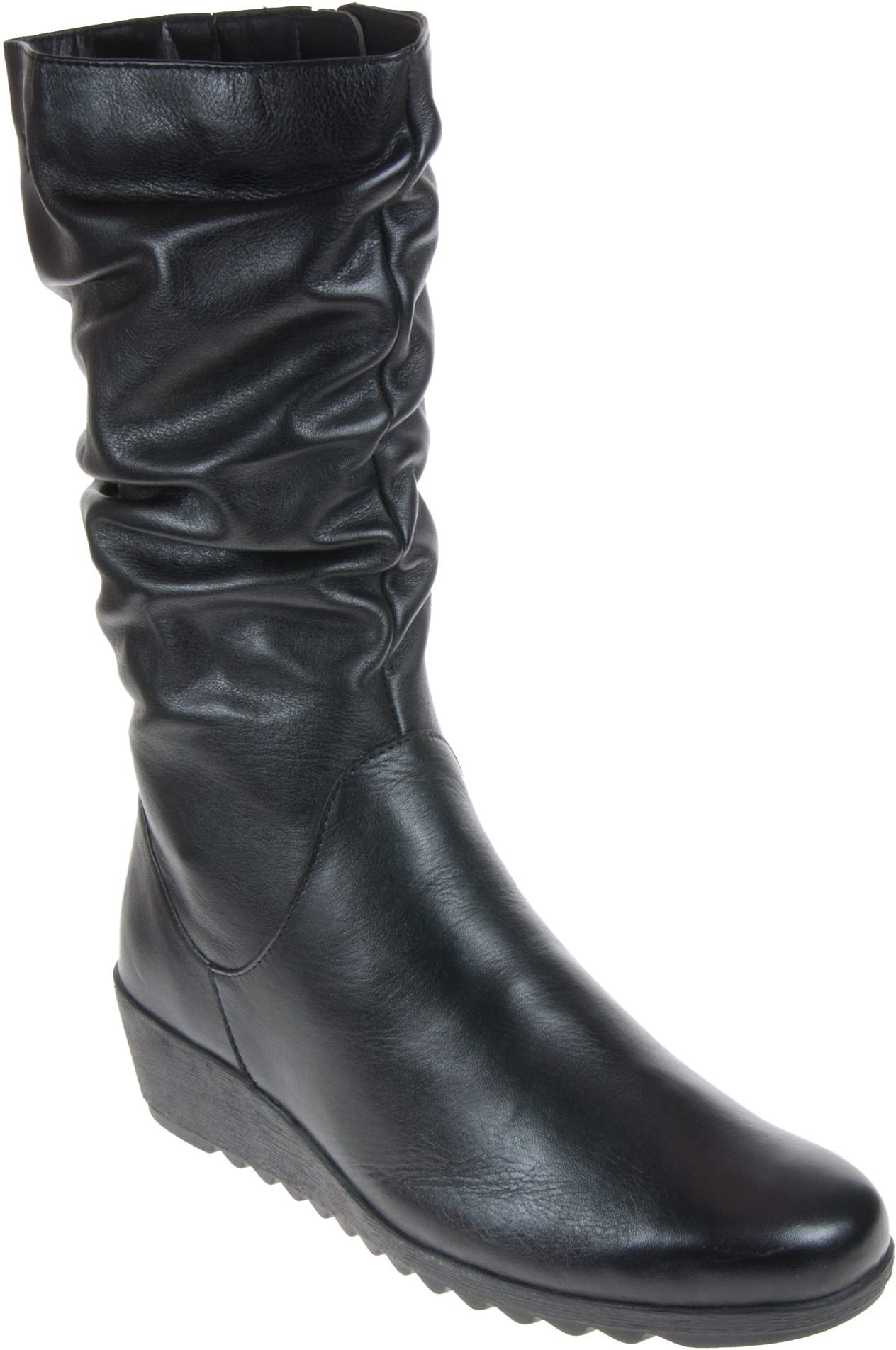 Caprice Bettina 07 Black Nappa 25407-21 022 - Calf Boots - Humphries Shoes