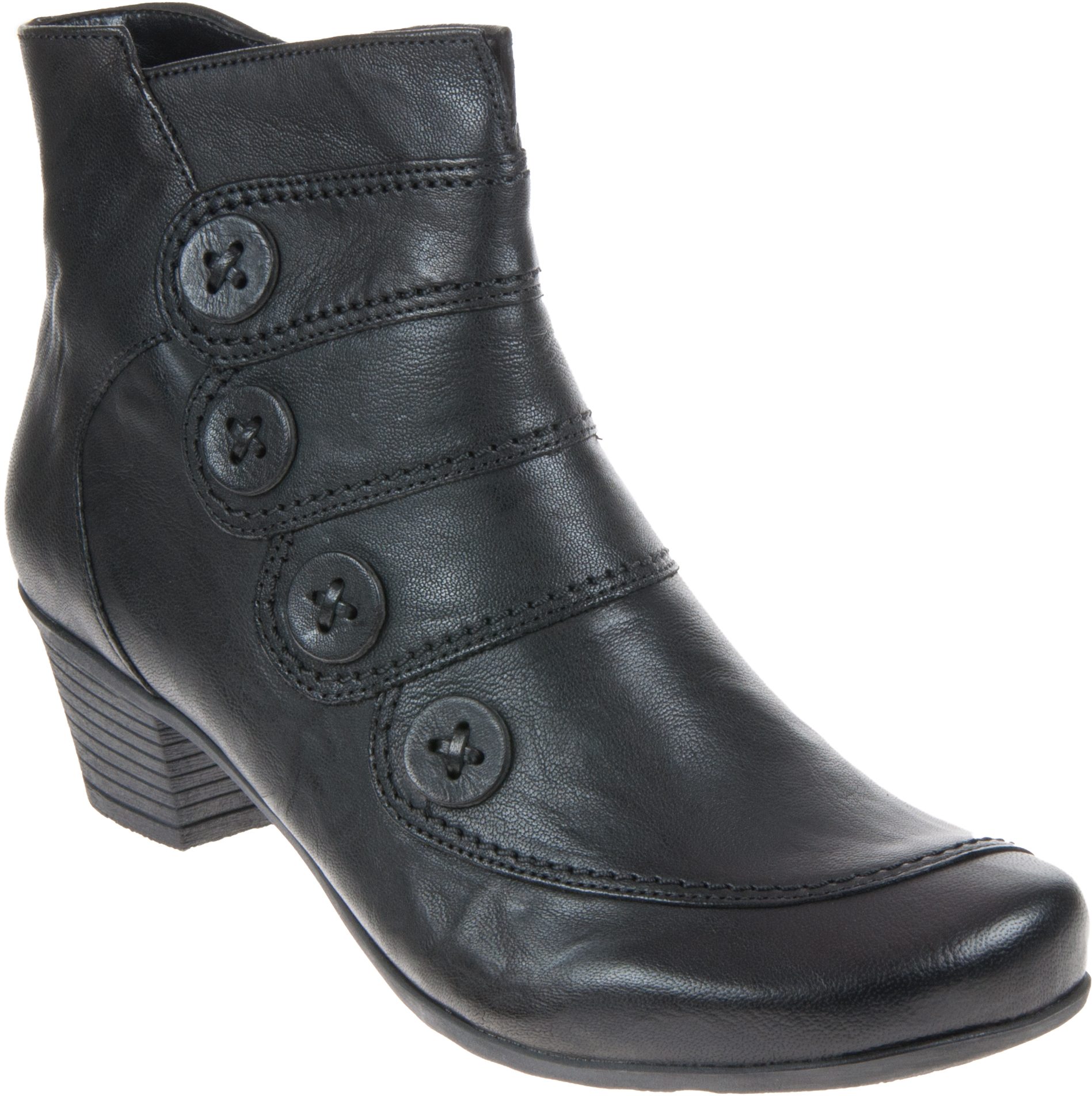 Gabor Georgie Schwarz 94.661.57 - Ankle Boots - Humphries Shoes