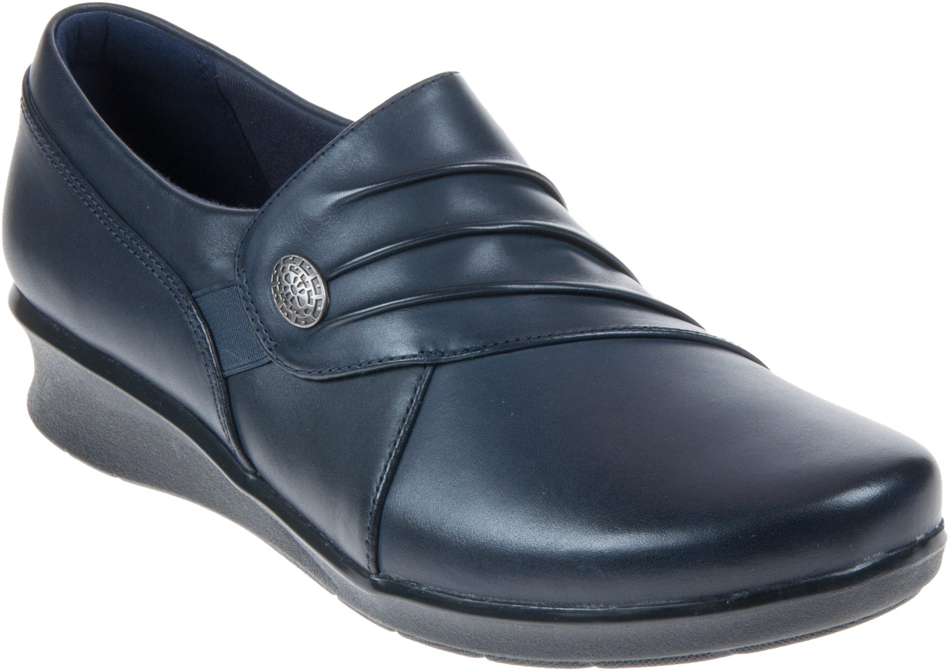 Clarks Hope Roxanne Navy 26137203 - Everyday Shoes - Humphries Shoes