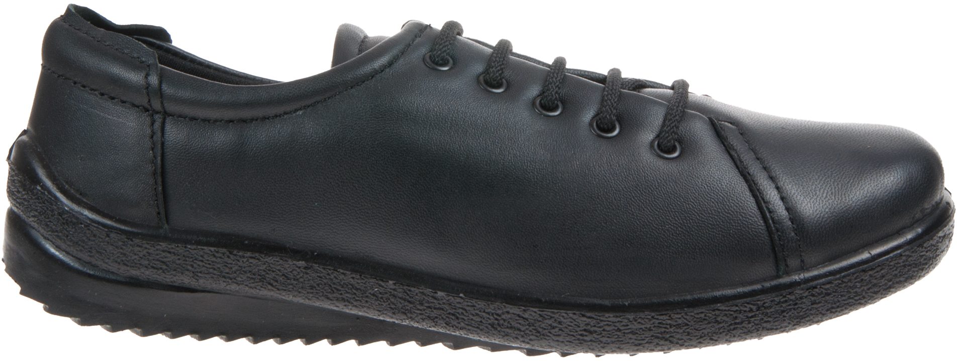 Sleepers Lindsay Black Leather L994A - Everyday Shoes - Humphries Shoes